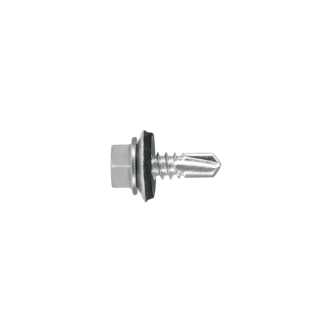 100 pijas #14 x 3/4" hexagonal, punta broca con rondana