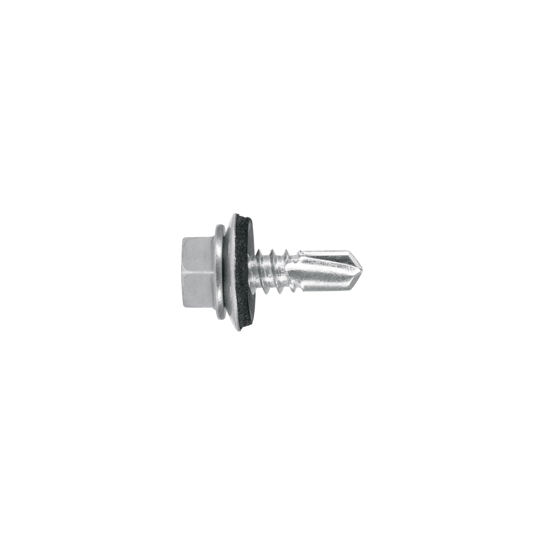 100 pijas #14 x 3/4" hexagonal, punta broca con rondana