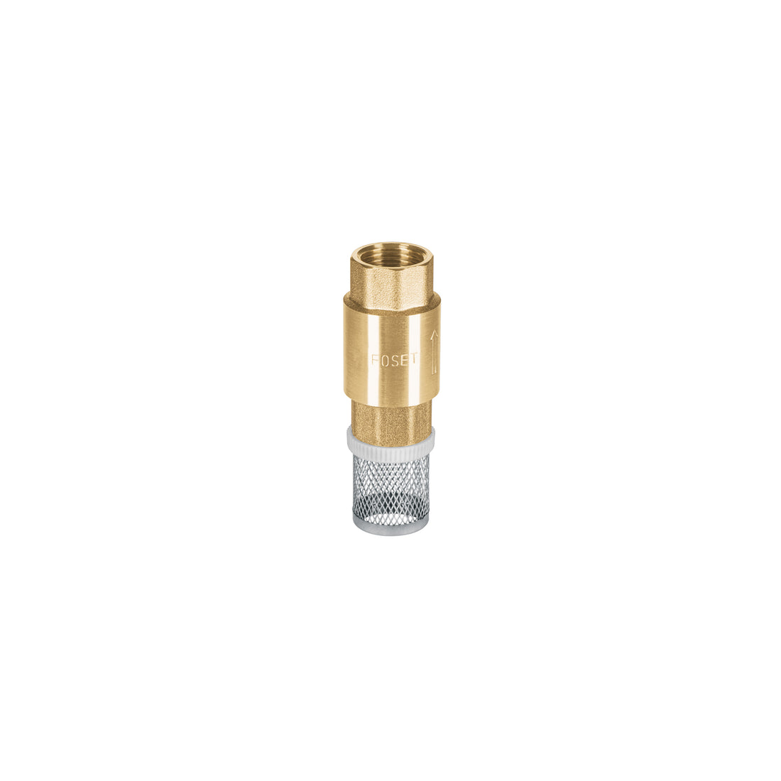 Pichancha tipo check de latón inoxidable 1/2", FOSET