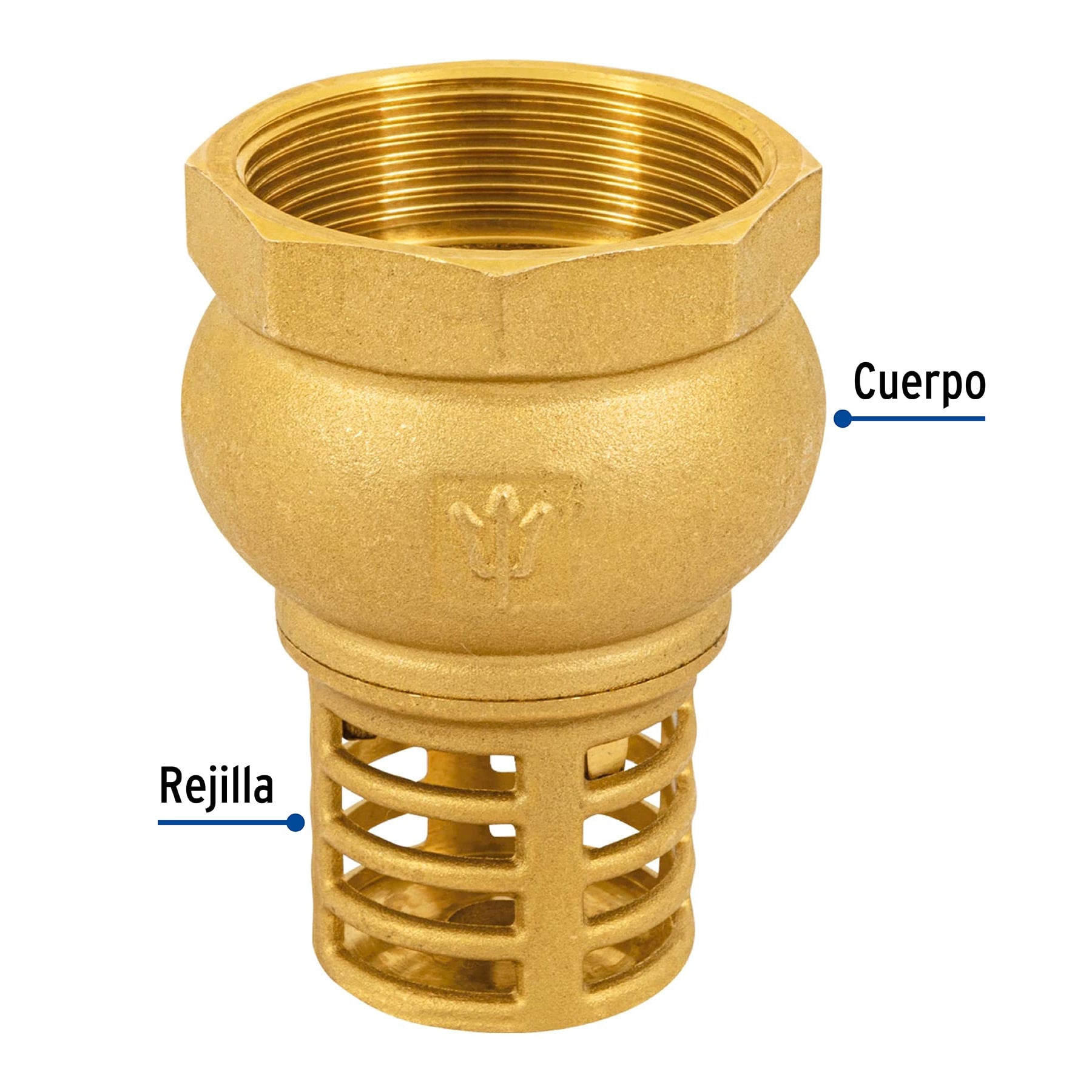 Pichancha con rejilla de latón 2", FOSET