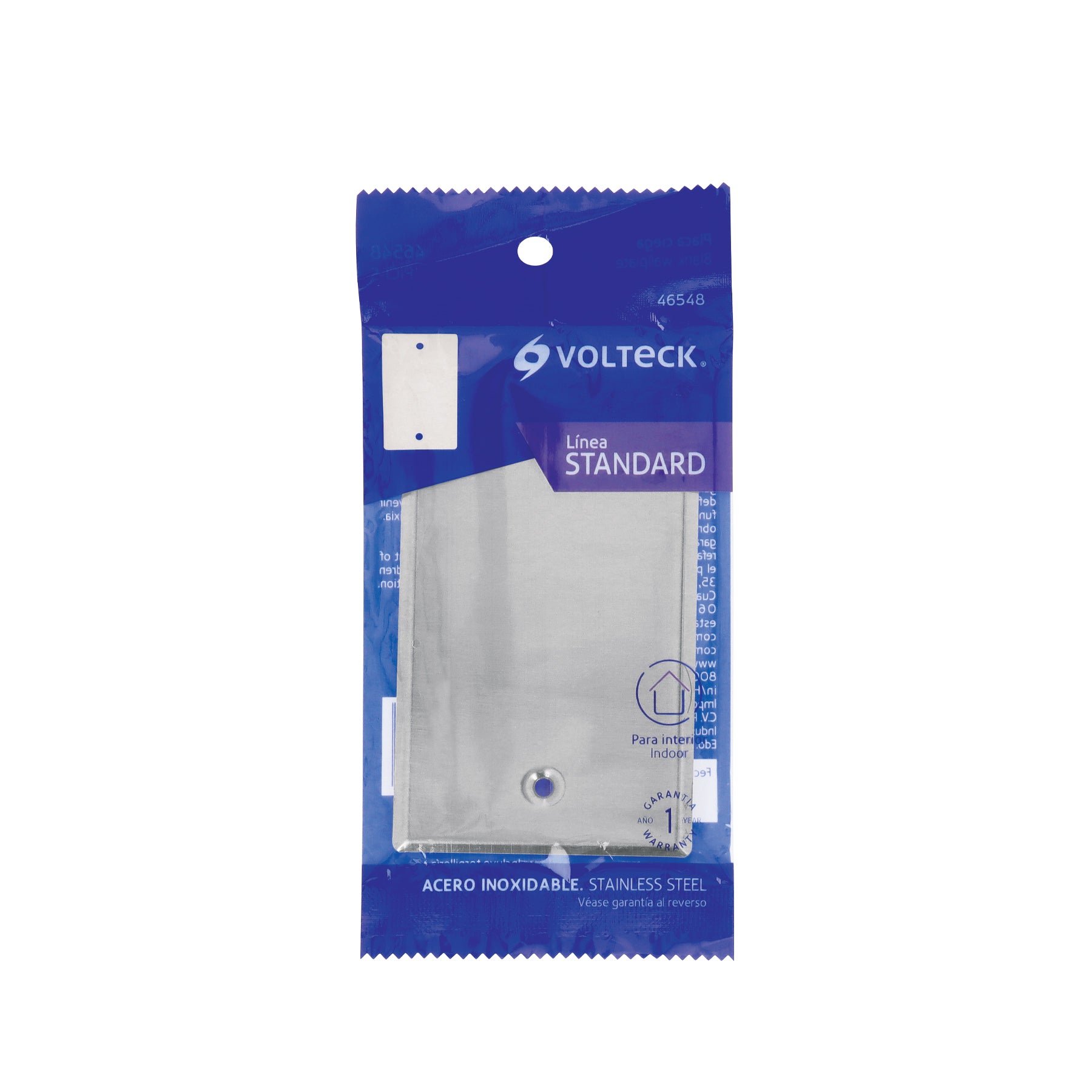 Placa de Acero Inoxidable ciega, Línea Standard