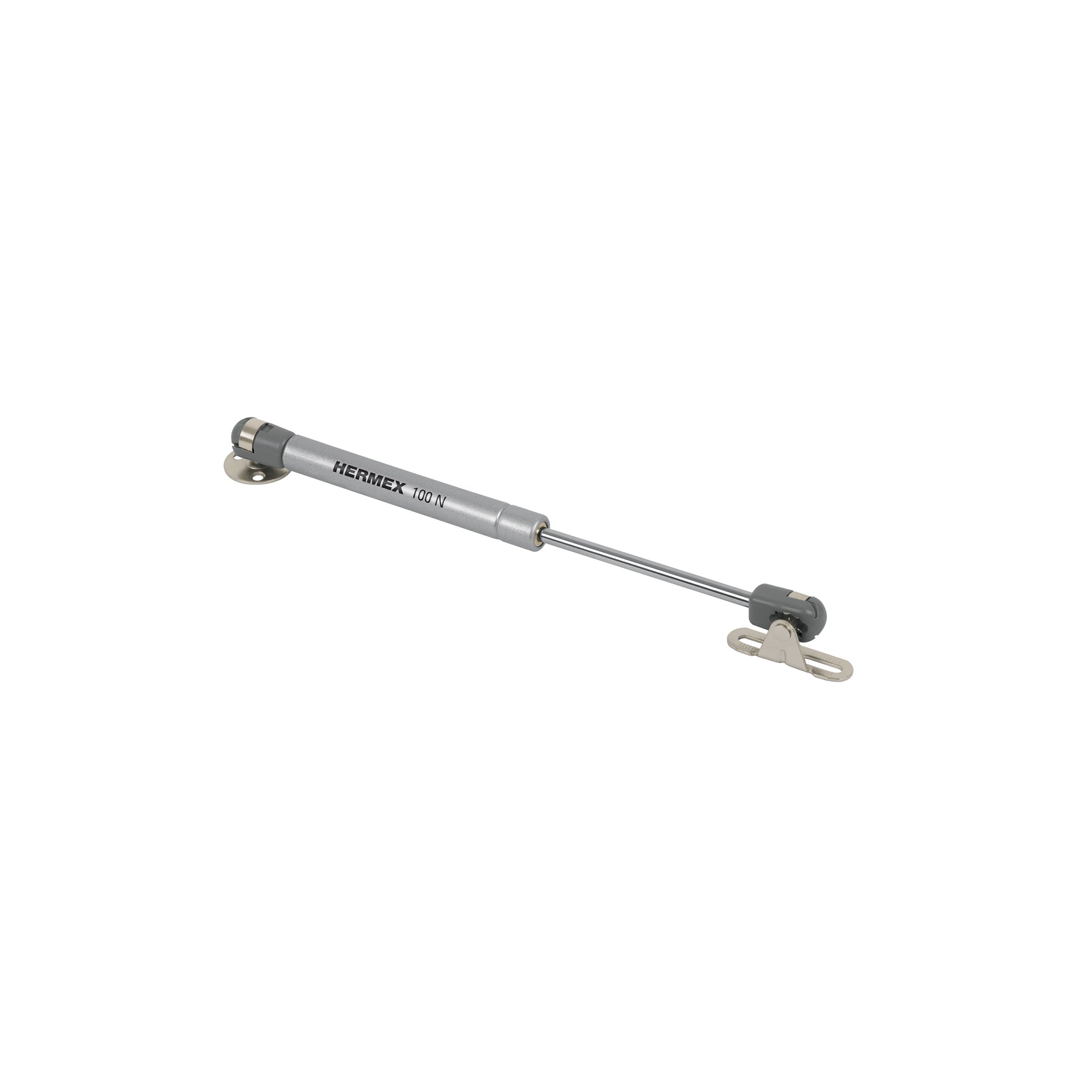 Pistón a gas con capacidad de 100 N / 10 kg, HERMEX