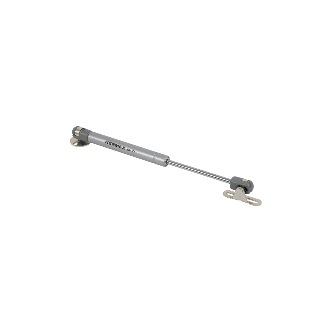 Pistón a gas con capacidad de 60 N / 6 kg, HERMEX