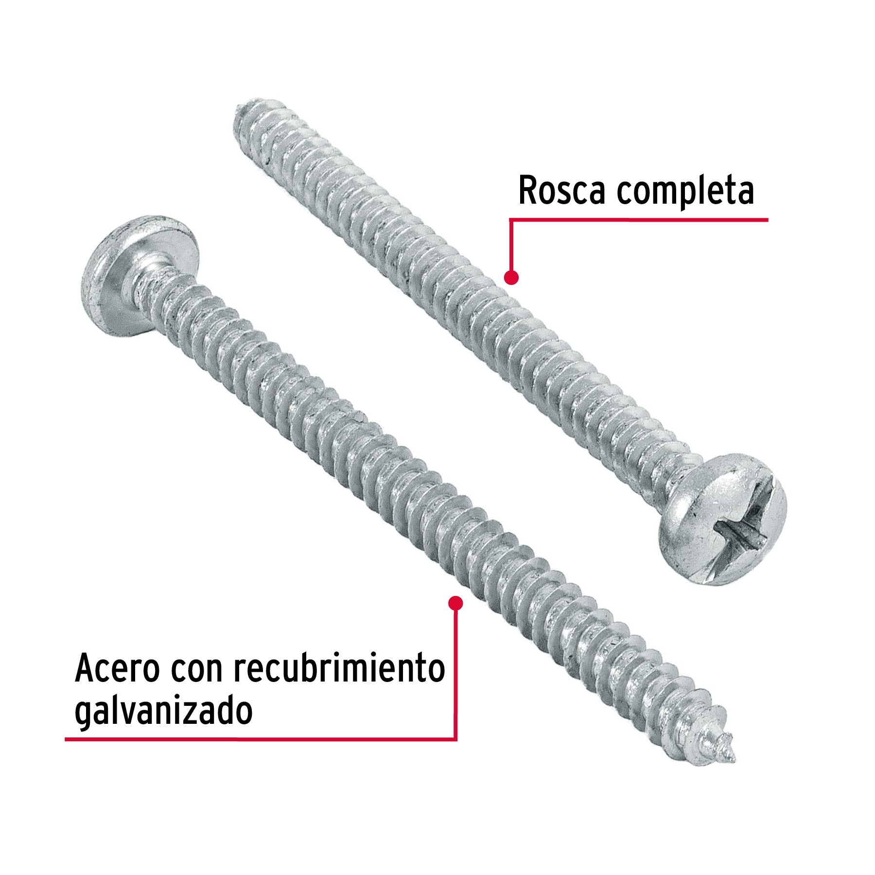 Bolsa con 150 pijas para lámina, #10 x 2-1/2", FIERO