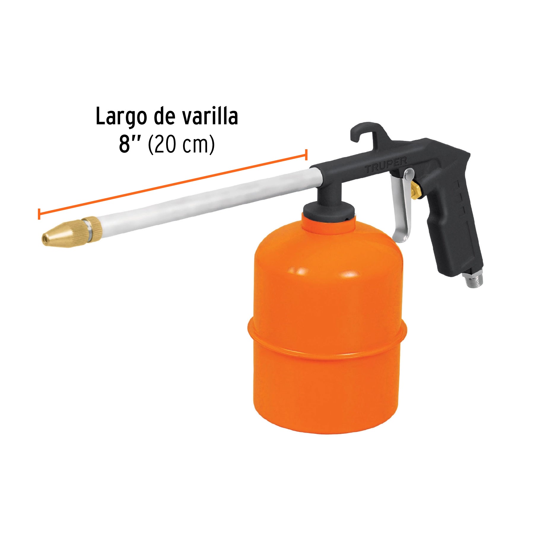 Pistola de aluminio para limpieza de motores, TRUPER