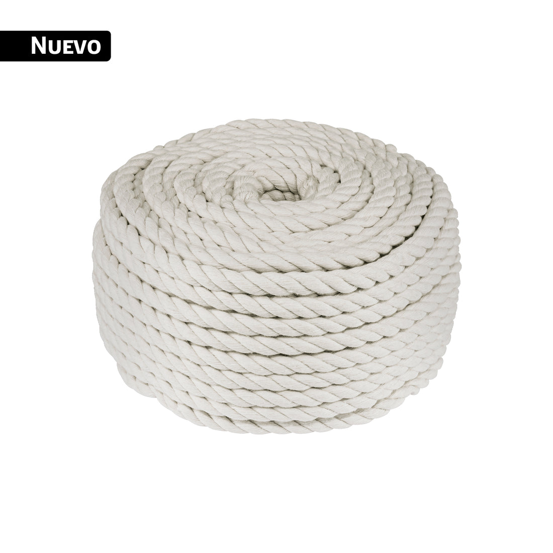 Piola de algodón de 10 mm, rollo, natural, 1 kg, FIERO