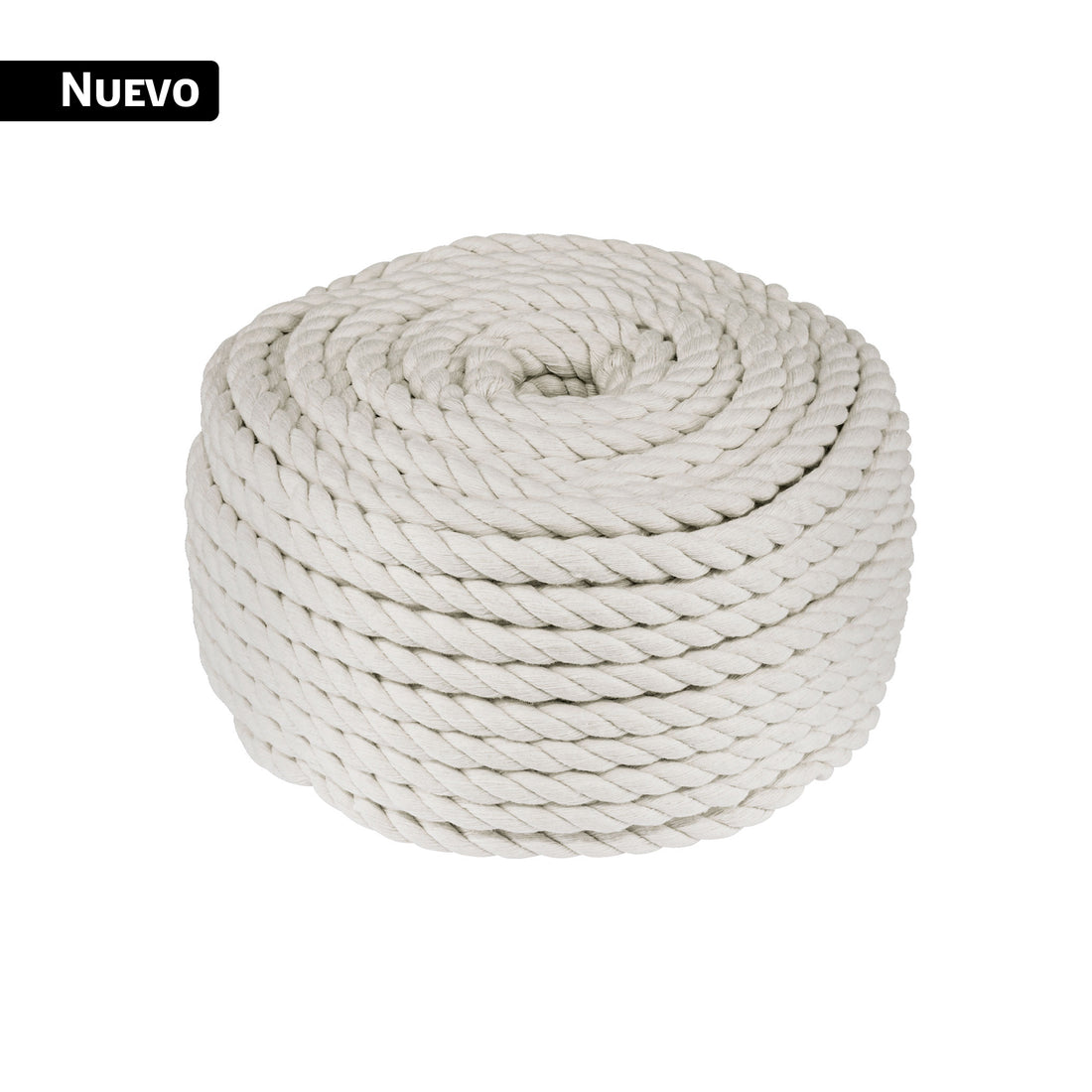 Piola de algodón de 6 mm, rollo, natural, 1 kg, FIERO