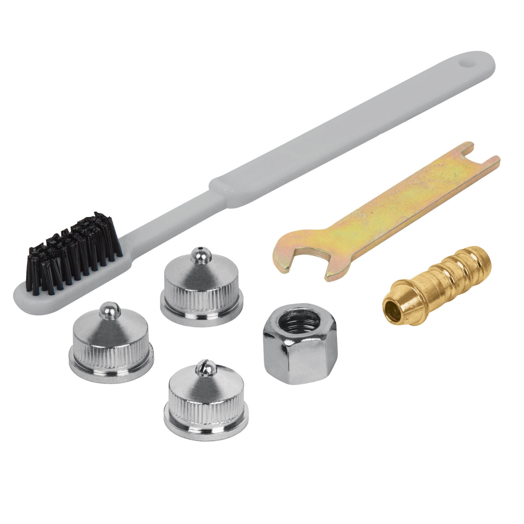 Pistola p/pintar baja presión, 1.5 mm, pulida, entrada inf