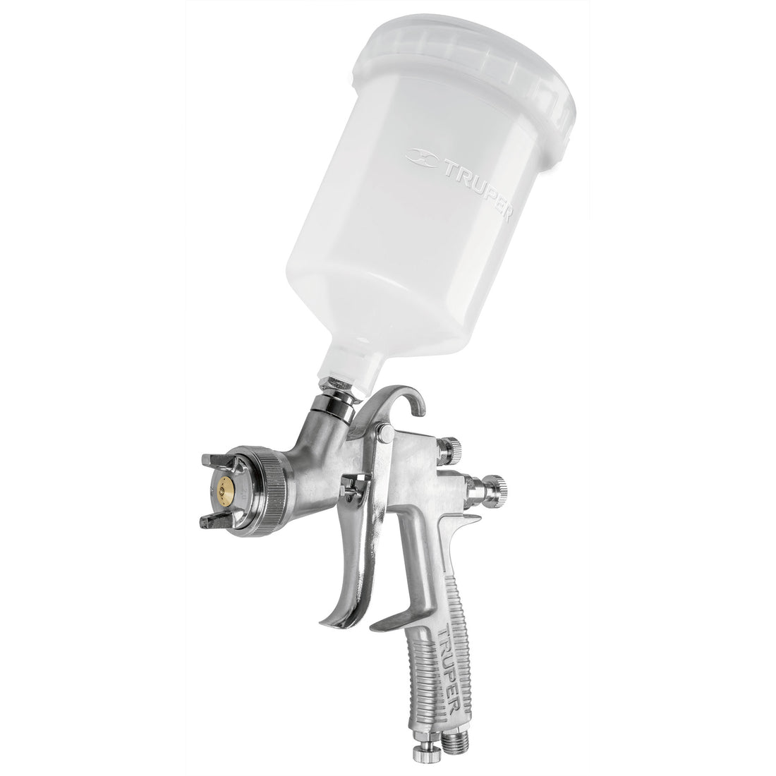 Pistola p/pintar gravedad HVLP,vaso plástico, boquilla 2.0mm