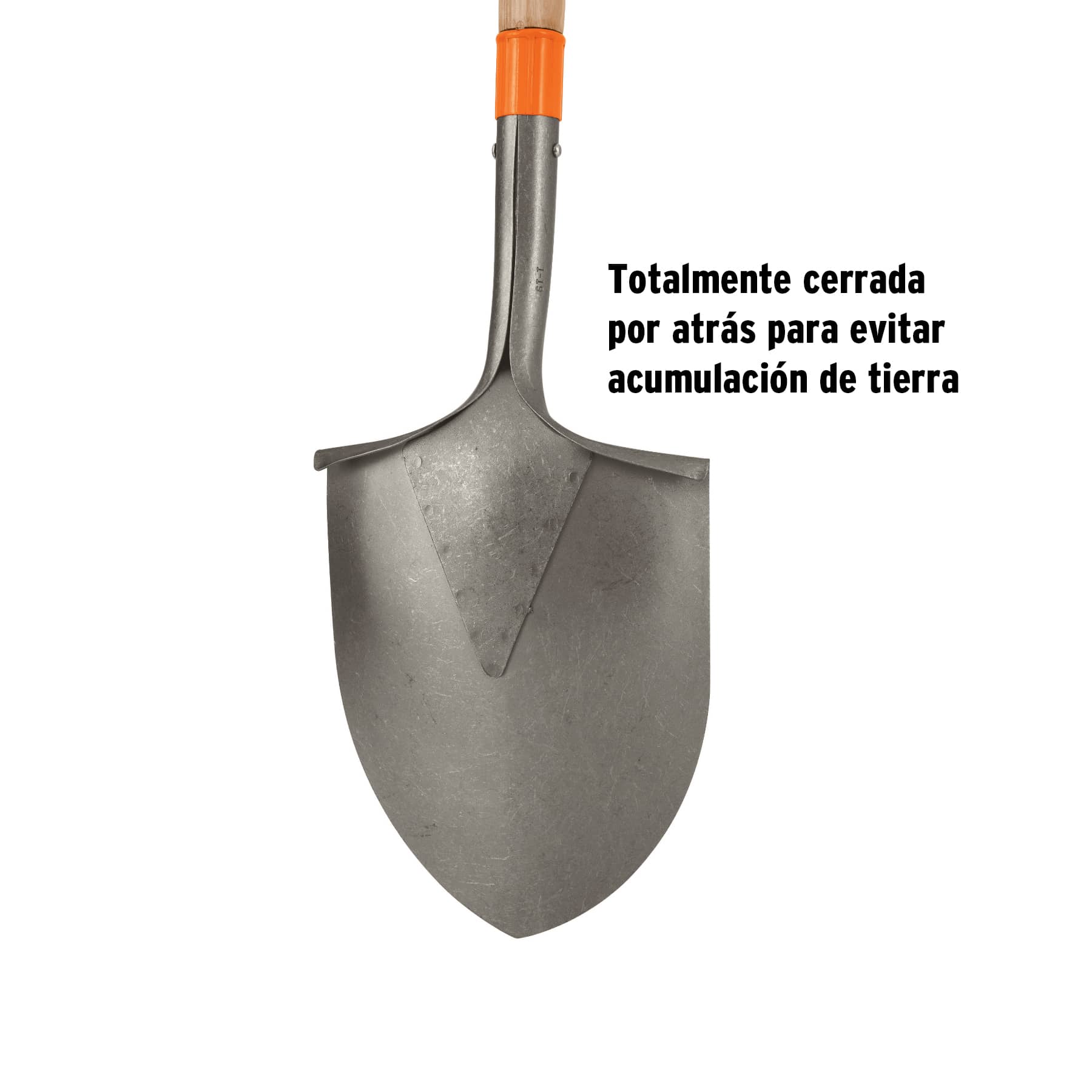 Pala irrigación Classic, cerrada, mango largo 49", TRUPER