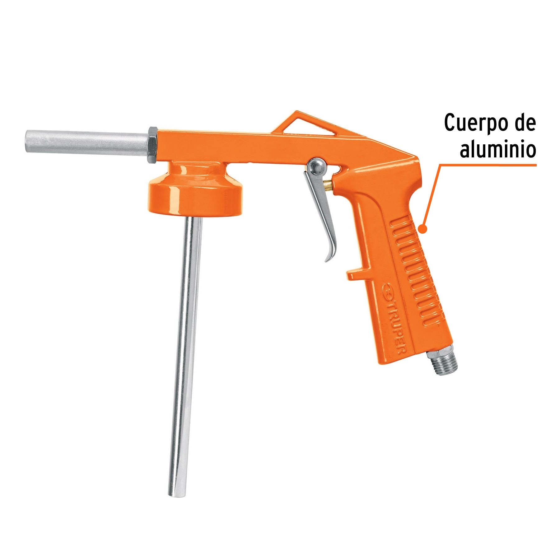 Pistola de aluminio para recubrimientos (body), TRUPER
