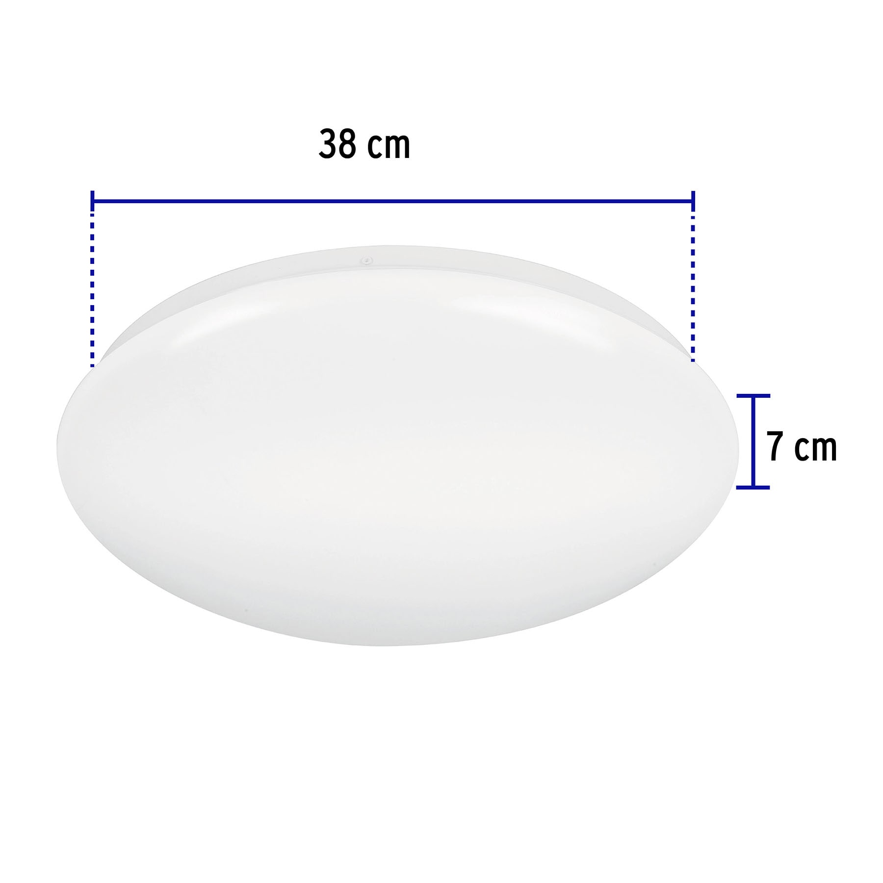 Luminario LED plafón decorativo 22W 6500K, liso, BASIC