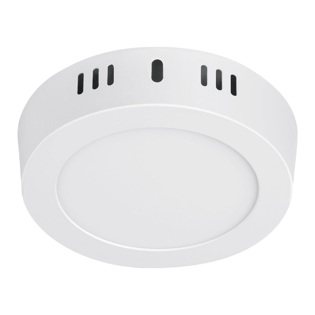 Luminario LED plafón 6W 3000K, redondo, blanco, VOLTECK