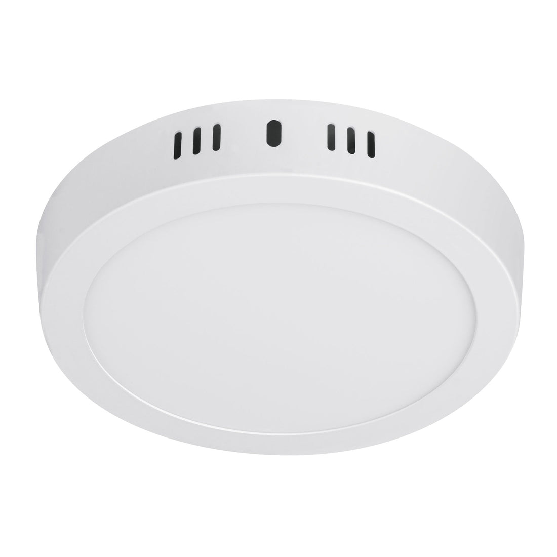 Luminario LED plafón 12W 3000K, redondo, blanco, VOLTECK