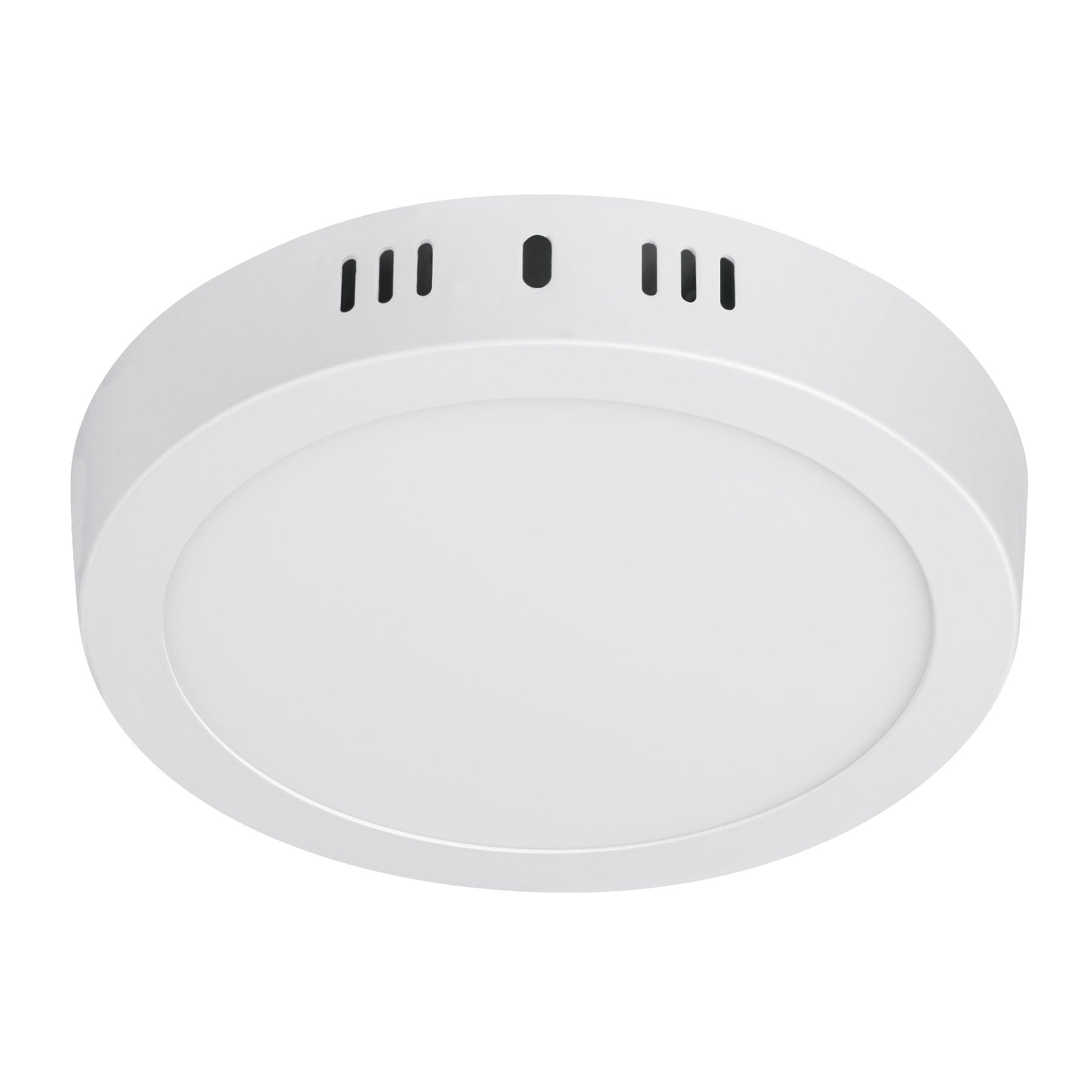 Luminario LED plafón 12W 3000K, redondo, blanco, VOLTECK