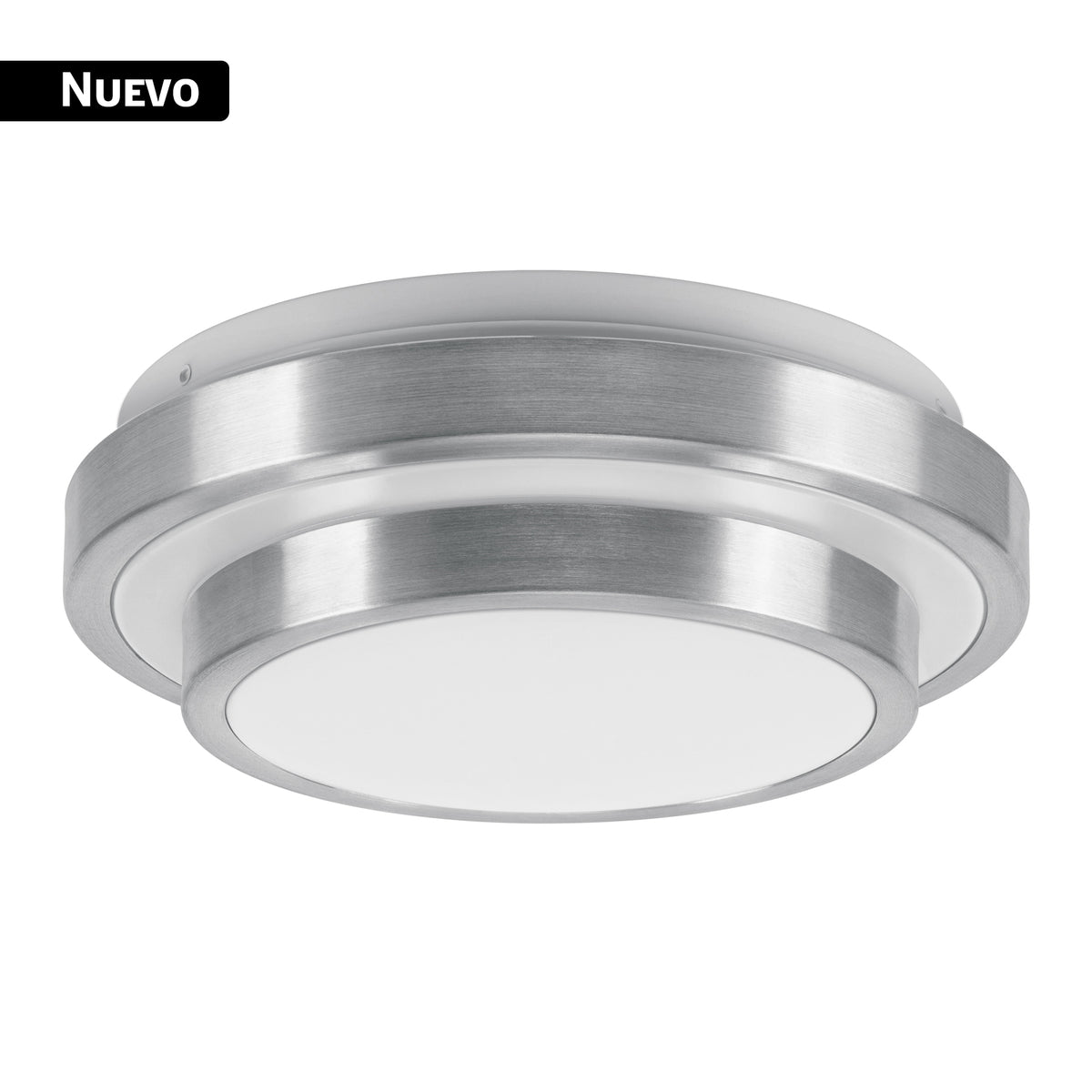 Luminario LED plafón decorativo 9W 6500K, metálico, BASIC