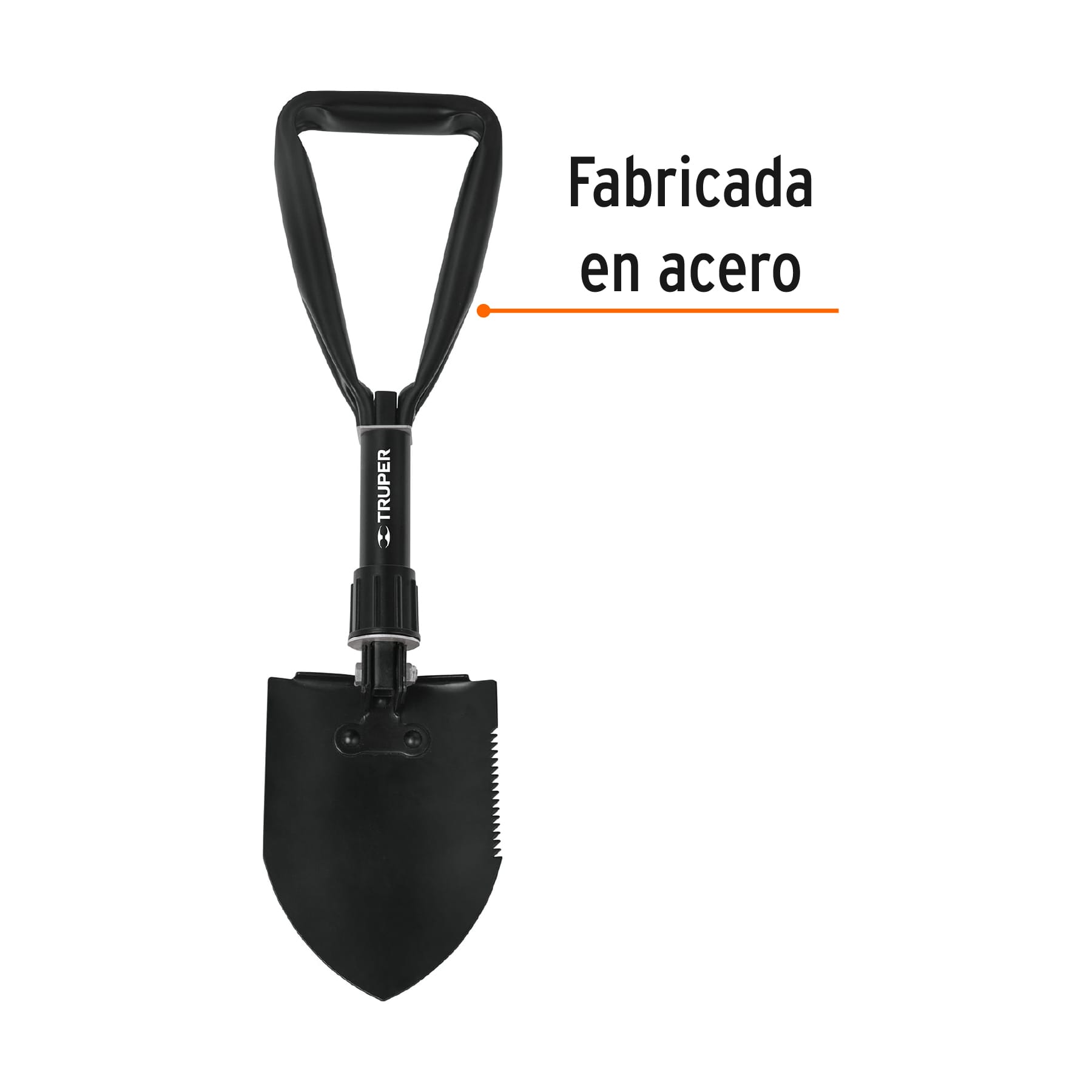 Pala plegable de 18", TRUPER