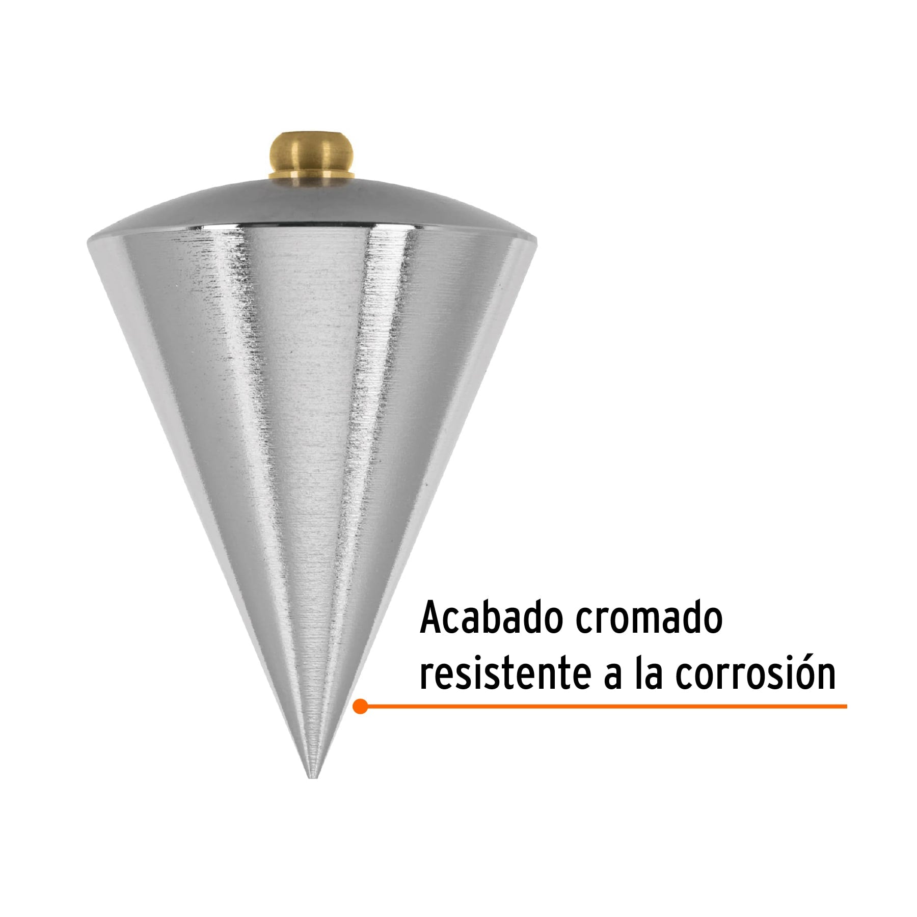Plomada de acero, 16 oz, TRUPER