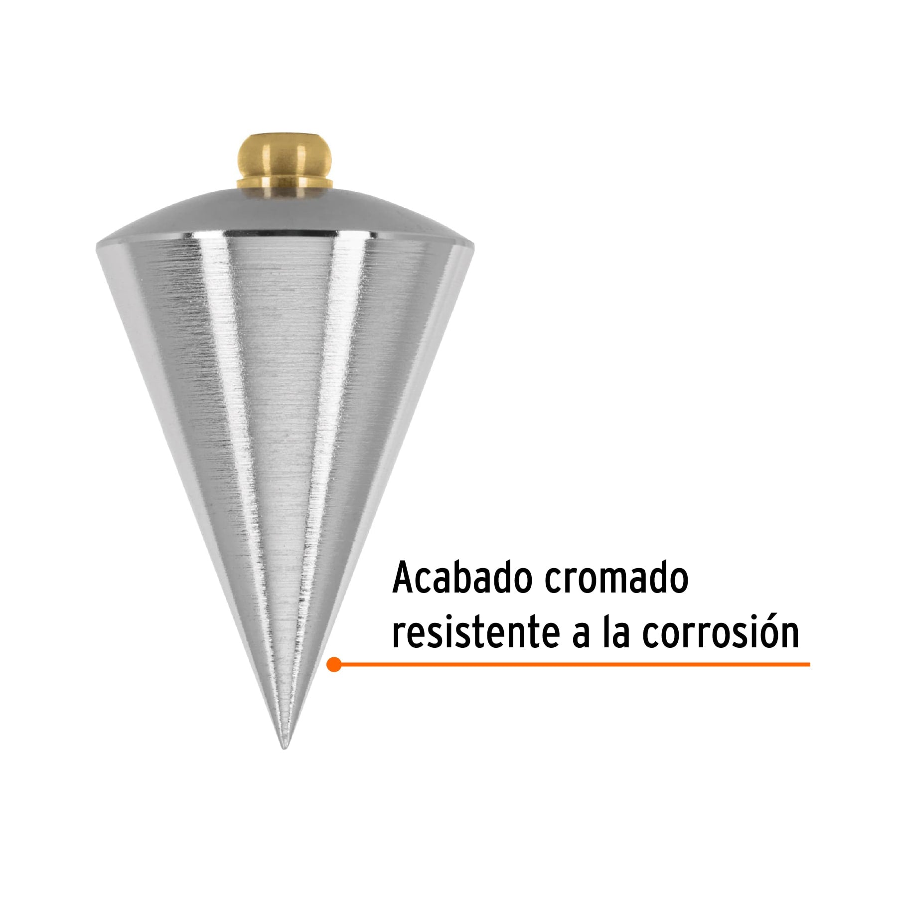 Plomada de acero, 8 oz, TRUPER
