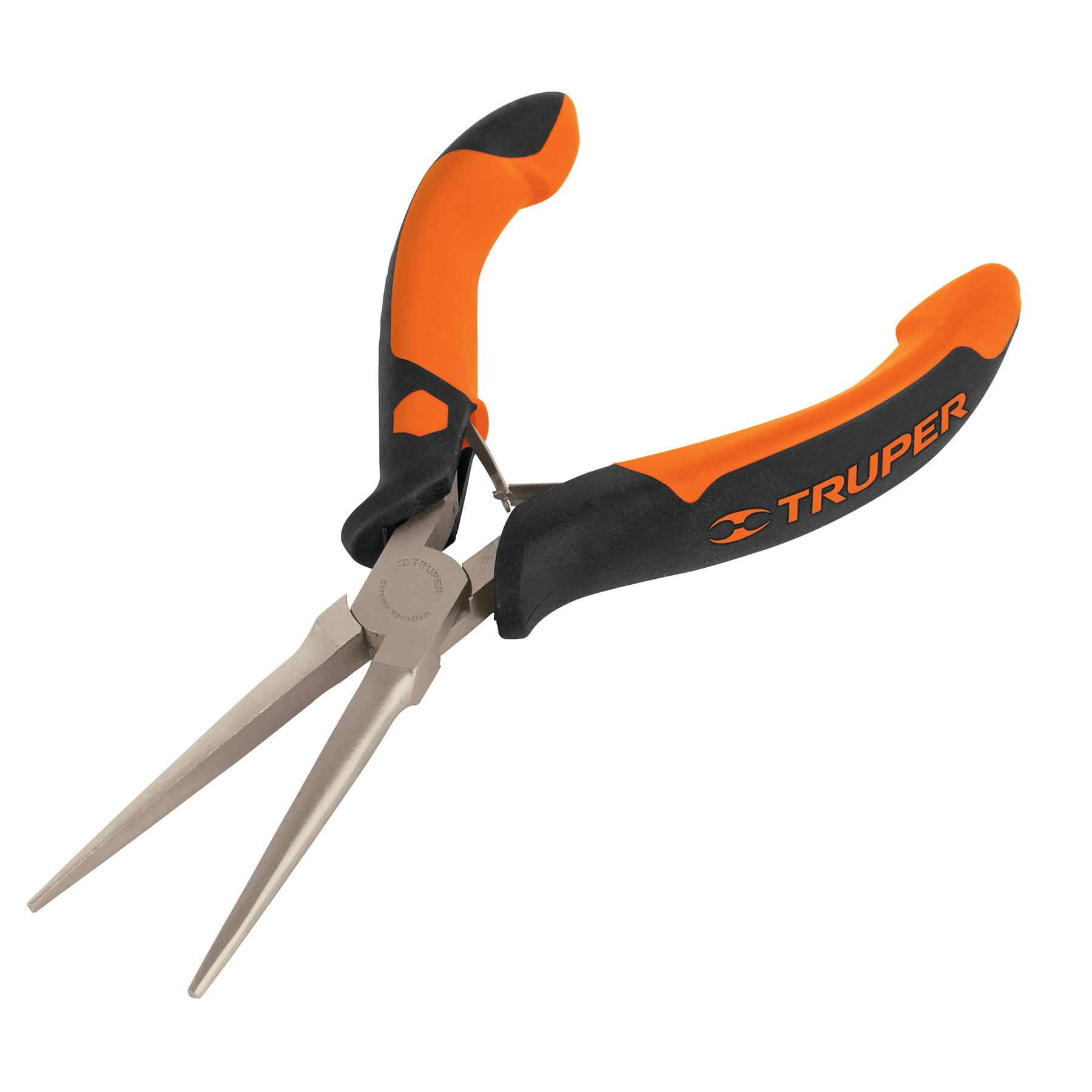 Mini pinza de punta de aguja 6" mango Comfort Grip, TRUPER