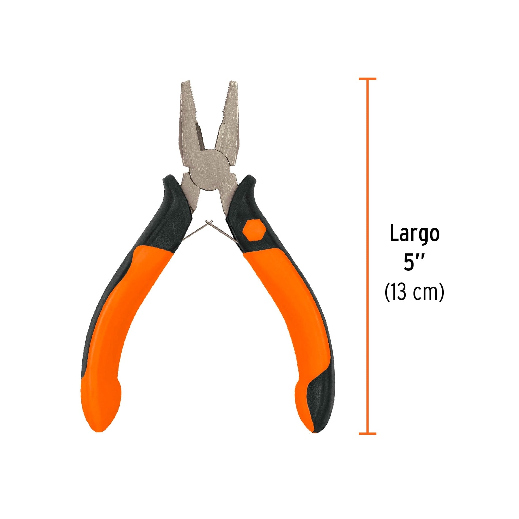 Mini pinza para electricista 5" mango Comfort Grip, TRUPER