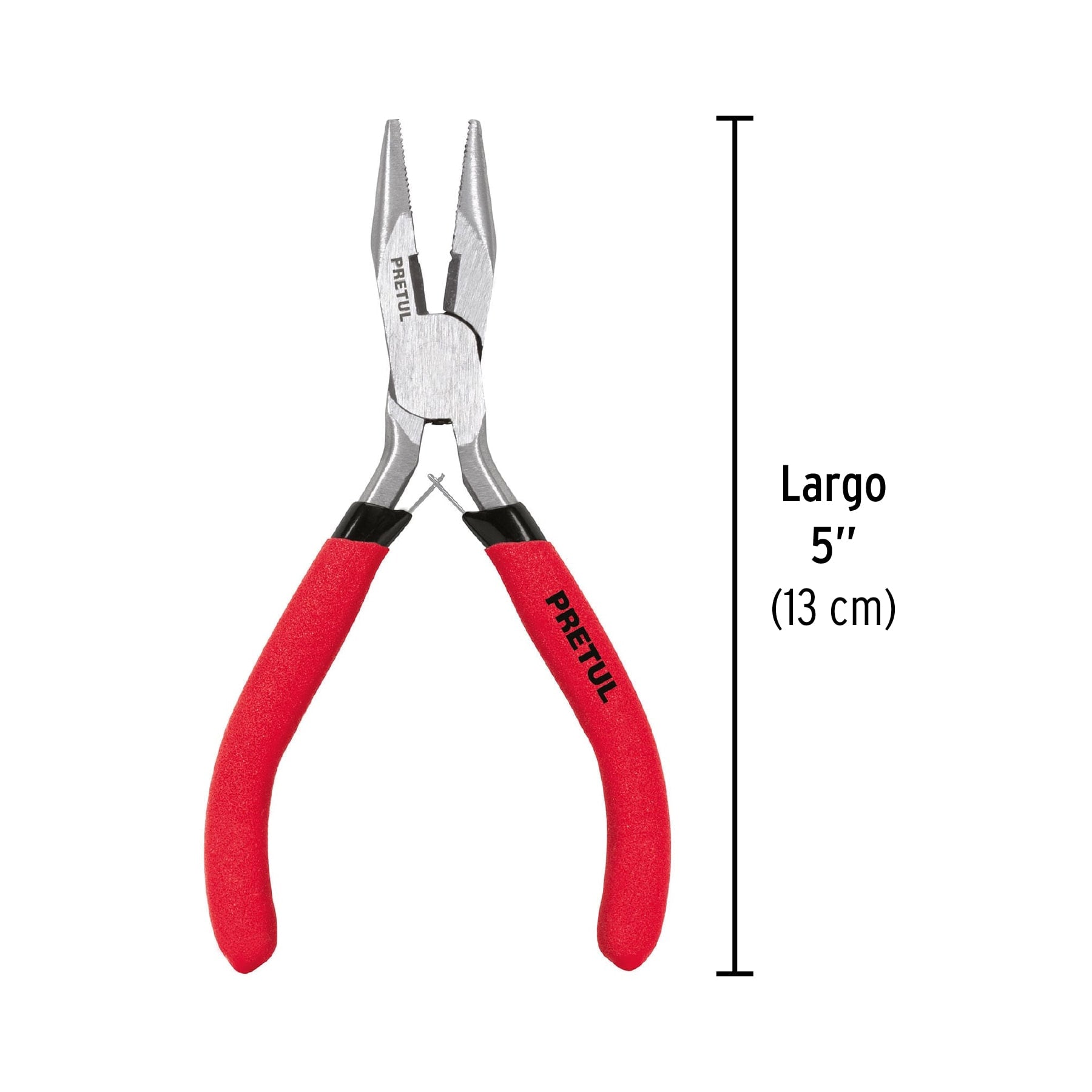 Mini pinza de punta y corte 5", PRETUL