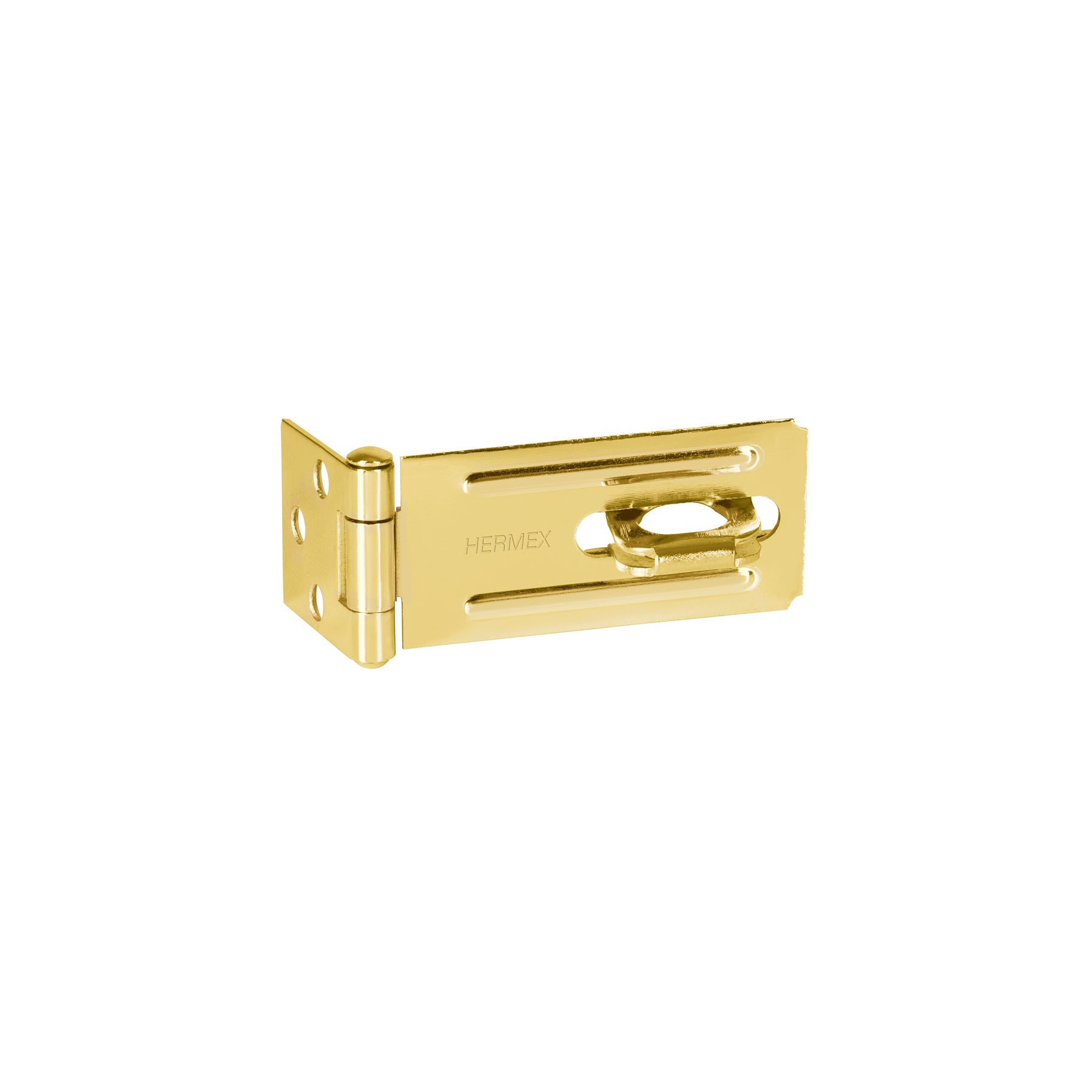 Portacandado de acero latonado 3-1/4", HERMEX