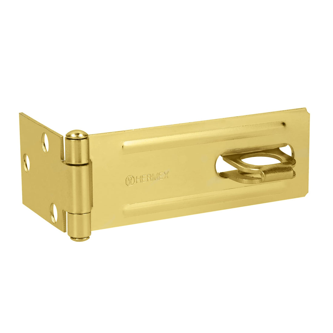 Portacandado de acero latonado 4-1/2", HERMEX