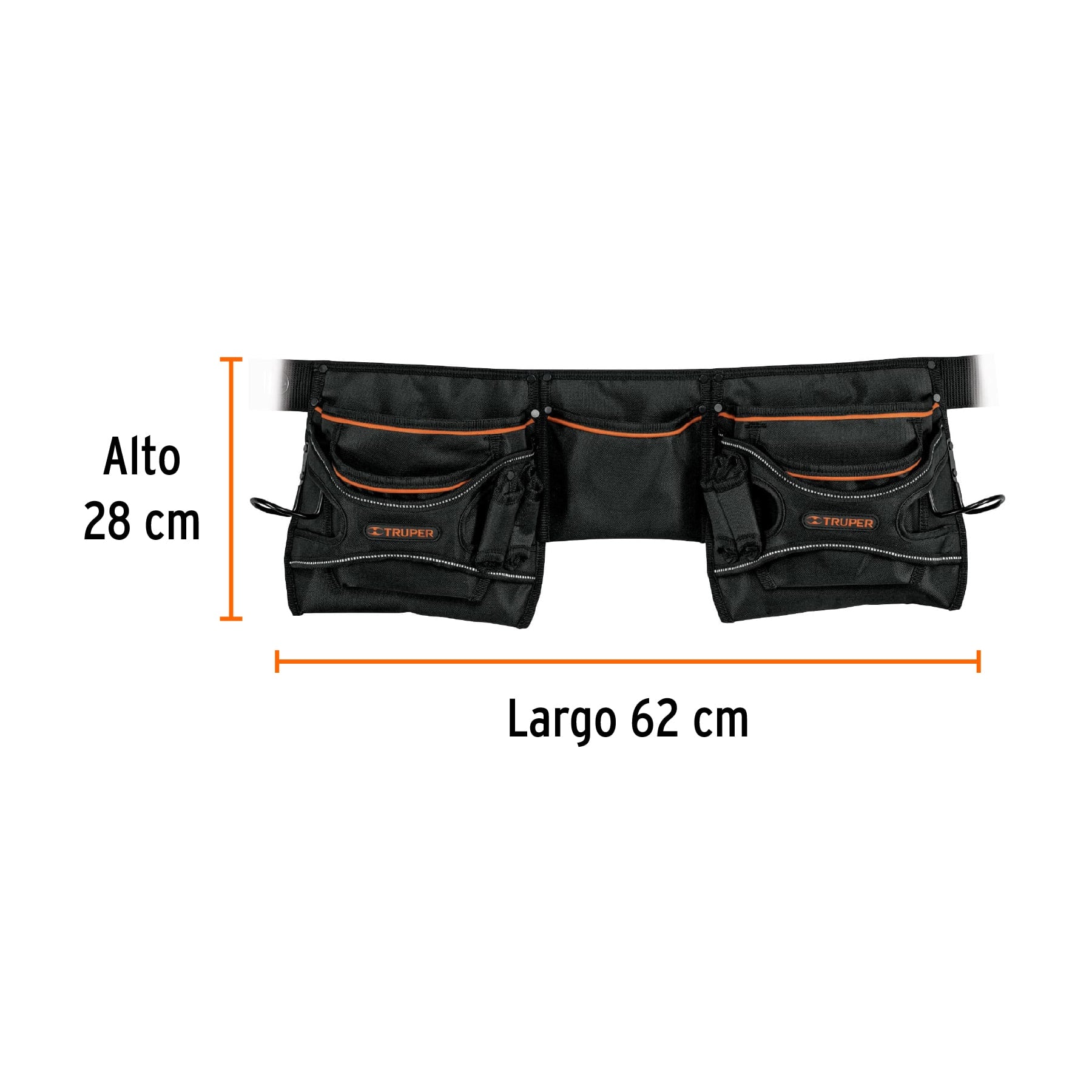 Porta herramientas de poliéster, 20 compartimentos, TRUPER