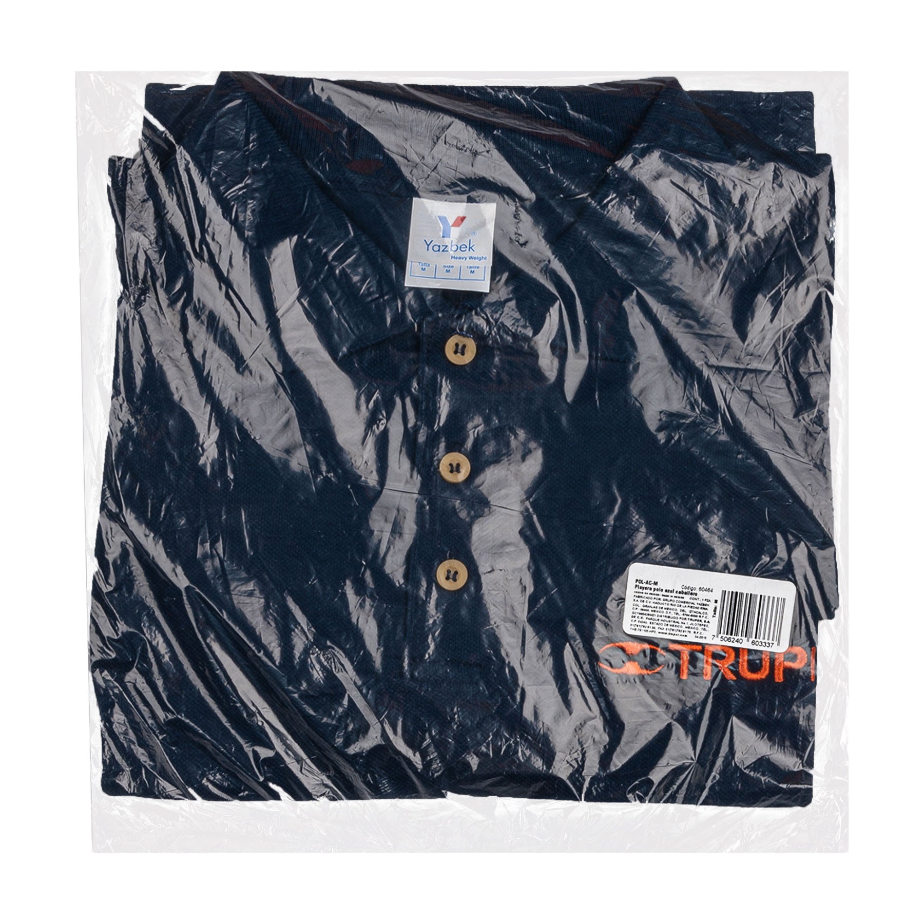 Playera polo para hombre, azul, M, TRUPER