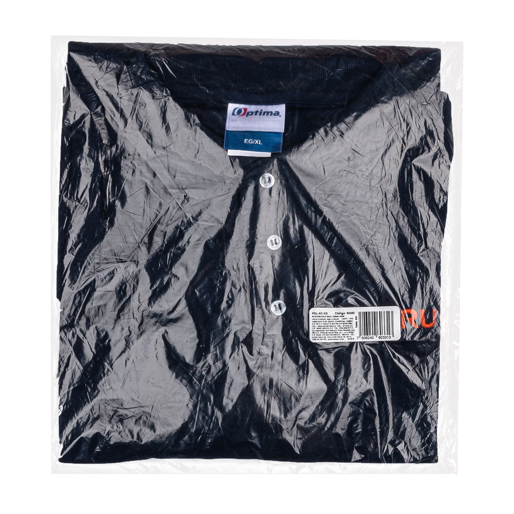 Playera polo para hombre, azul, EG, TRUPER