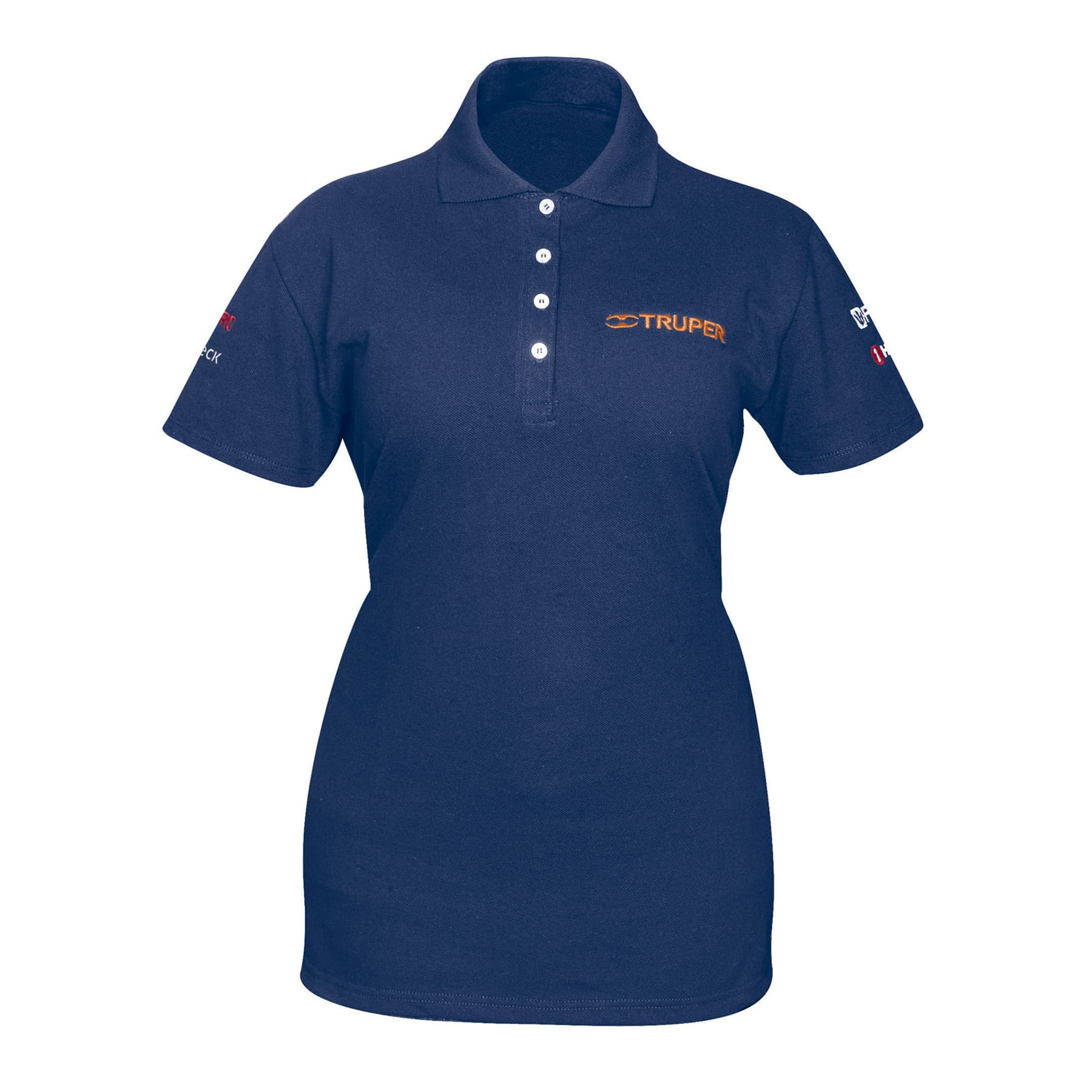 Playera polo para mujer, azul, G, TRUPER