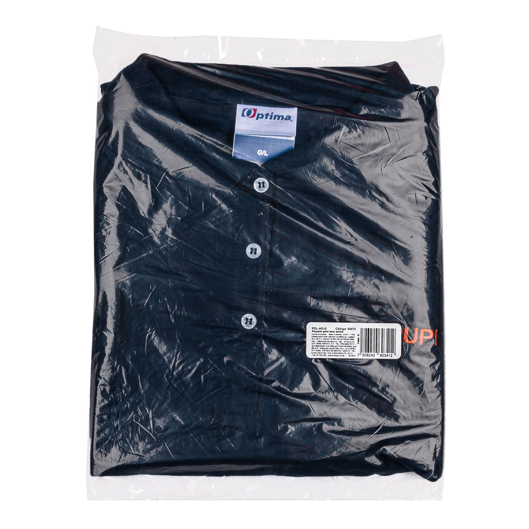 Playera polo para mujer, azul, G, TRUPER