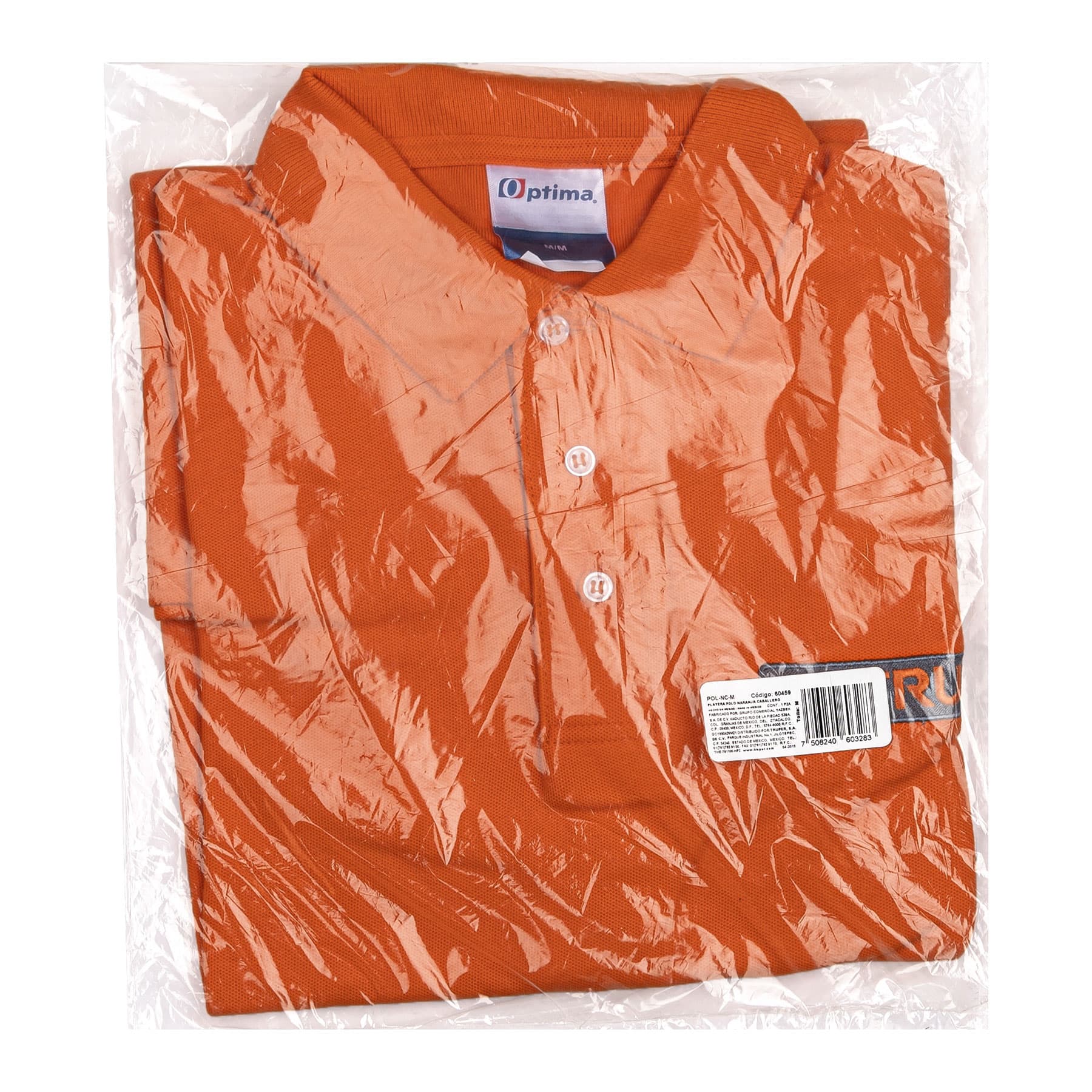 Playera polo para hombre, naranja, M, TRUPER