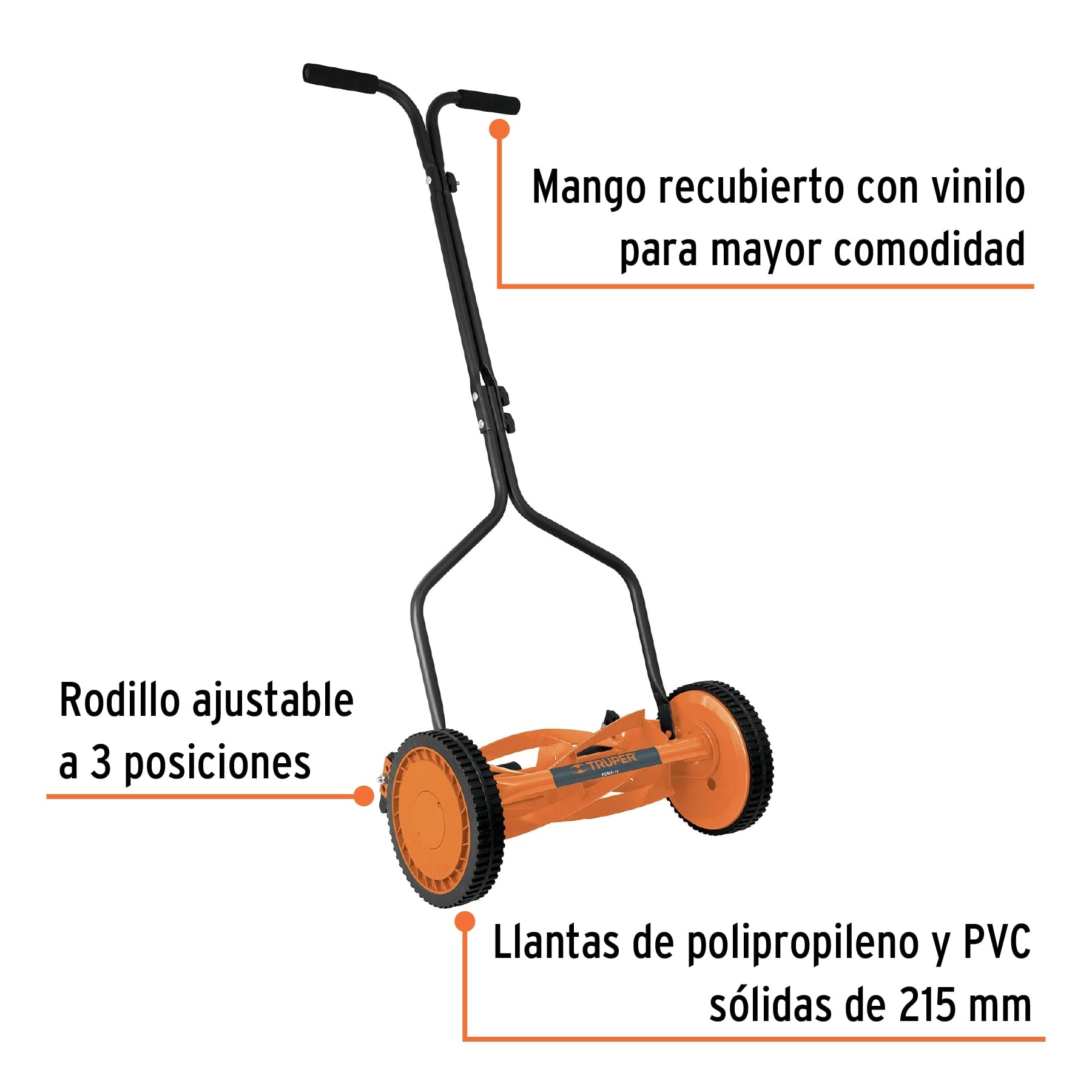 Podadora manual, 14" de corte, TRUPER