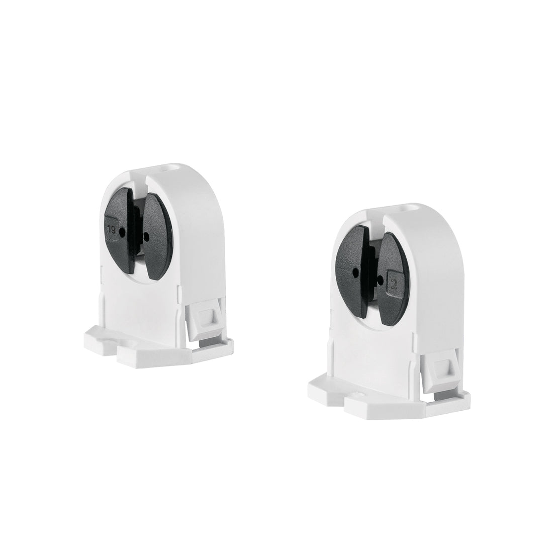 Bolsa 2 pz portalámparas p/tubo LED y fluorescente, base G5