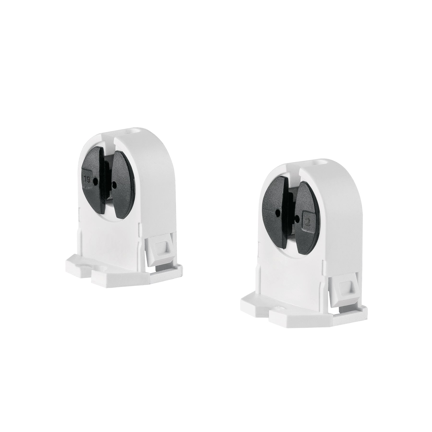 Bolsa 2 pz portalámparas p/tubo LED y fluorescente, base G5