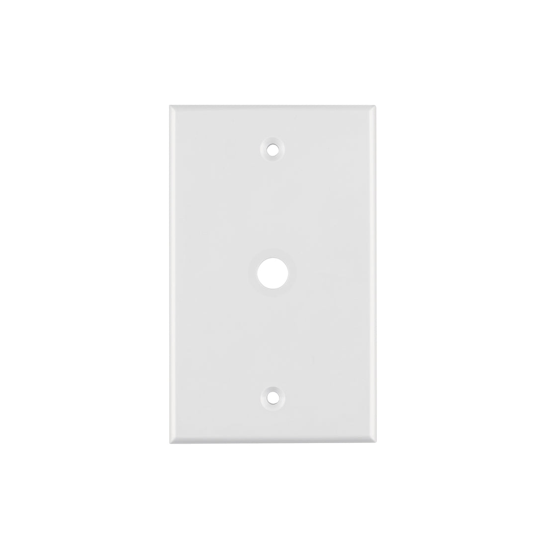 Placa de ABS pasacable, Standard, blanco, VOLTECK