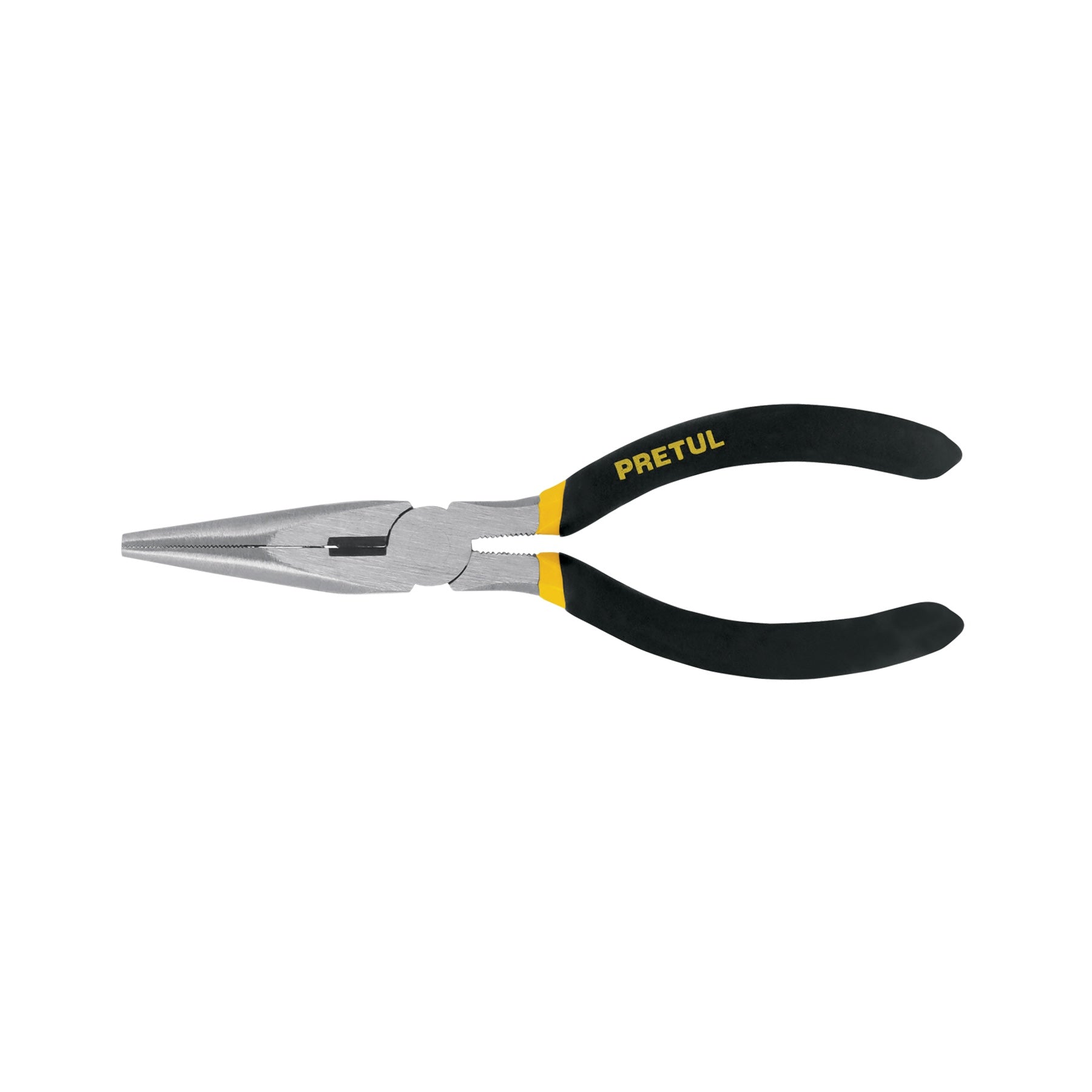 Pinza de punta y corte 6" mango de PVC, PRETUL