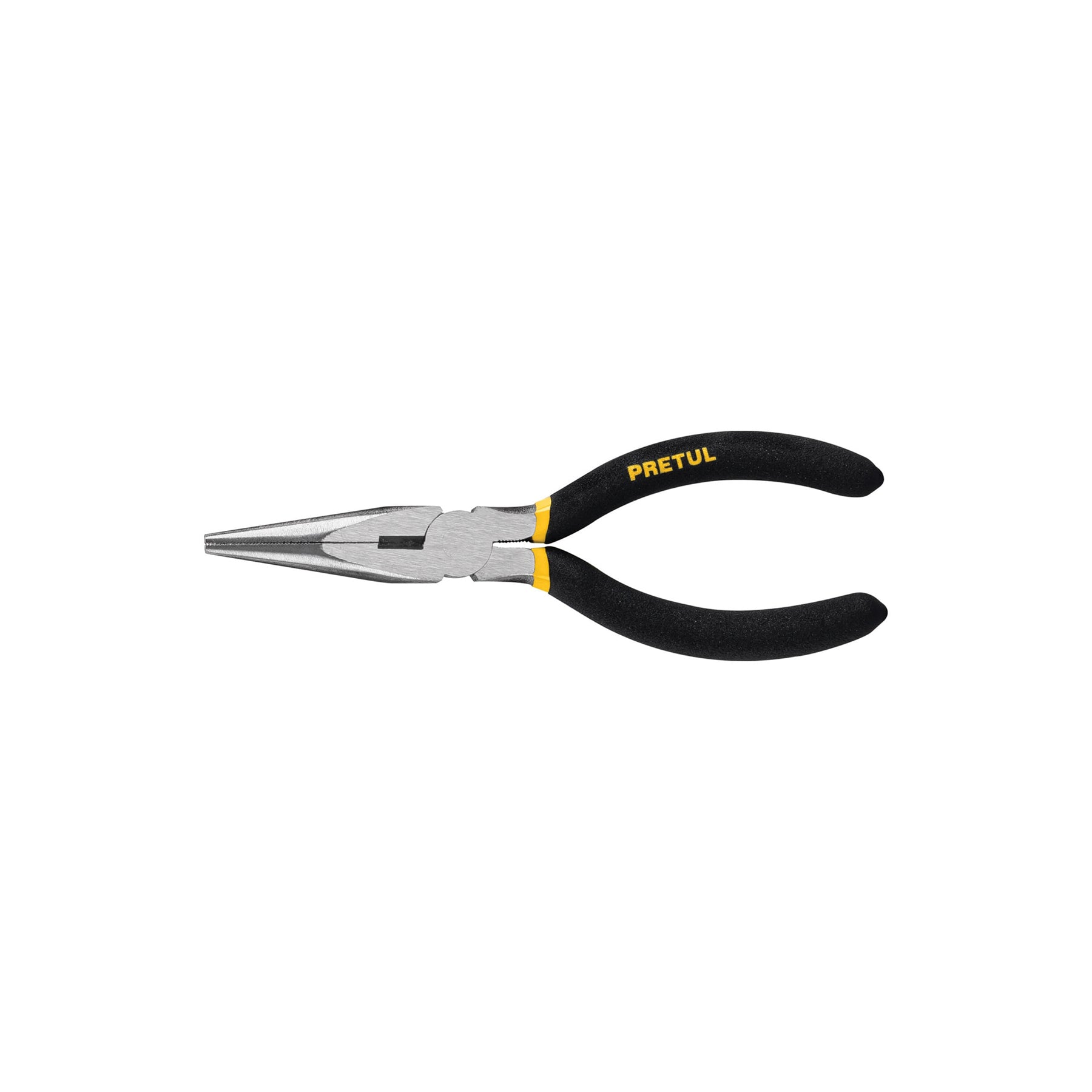 Pinza de punta y corte 6" mango de vinil, a granel, PRETUL