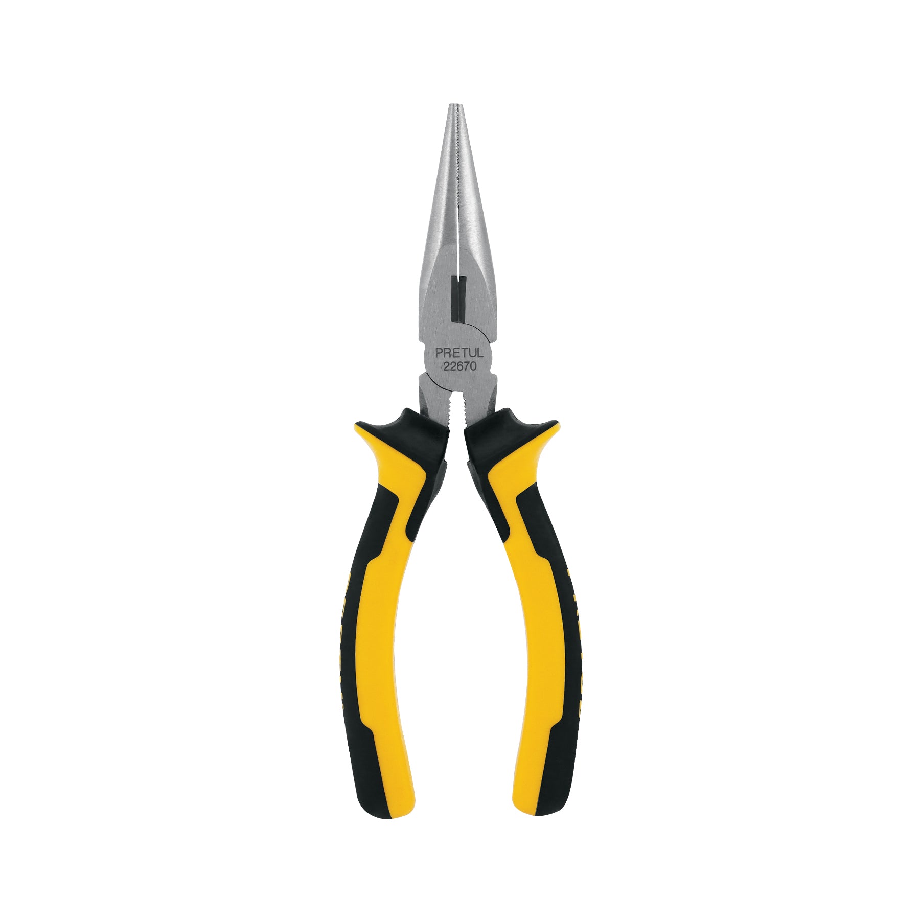 Pinza de punta y corte 6" mango Comfort Grip, PRETUL