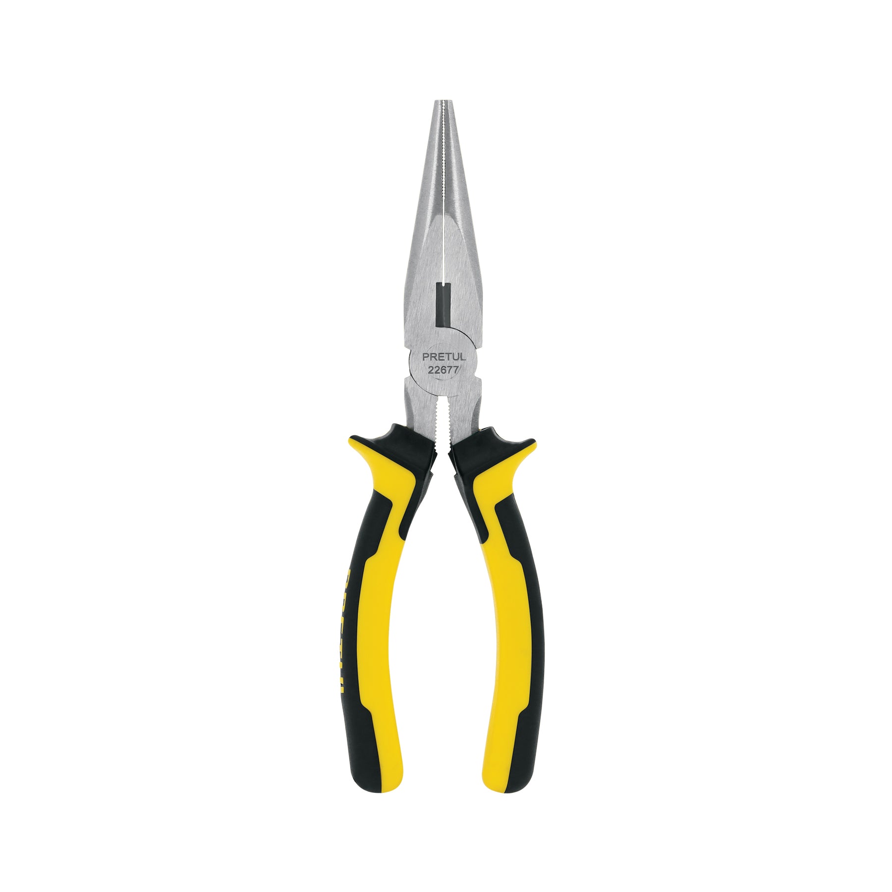 Pinza de punta y corte 7" mango Comfort Grip, PRETUL