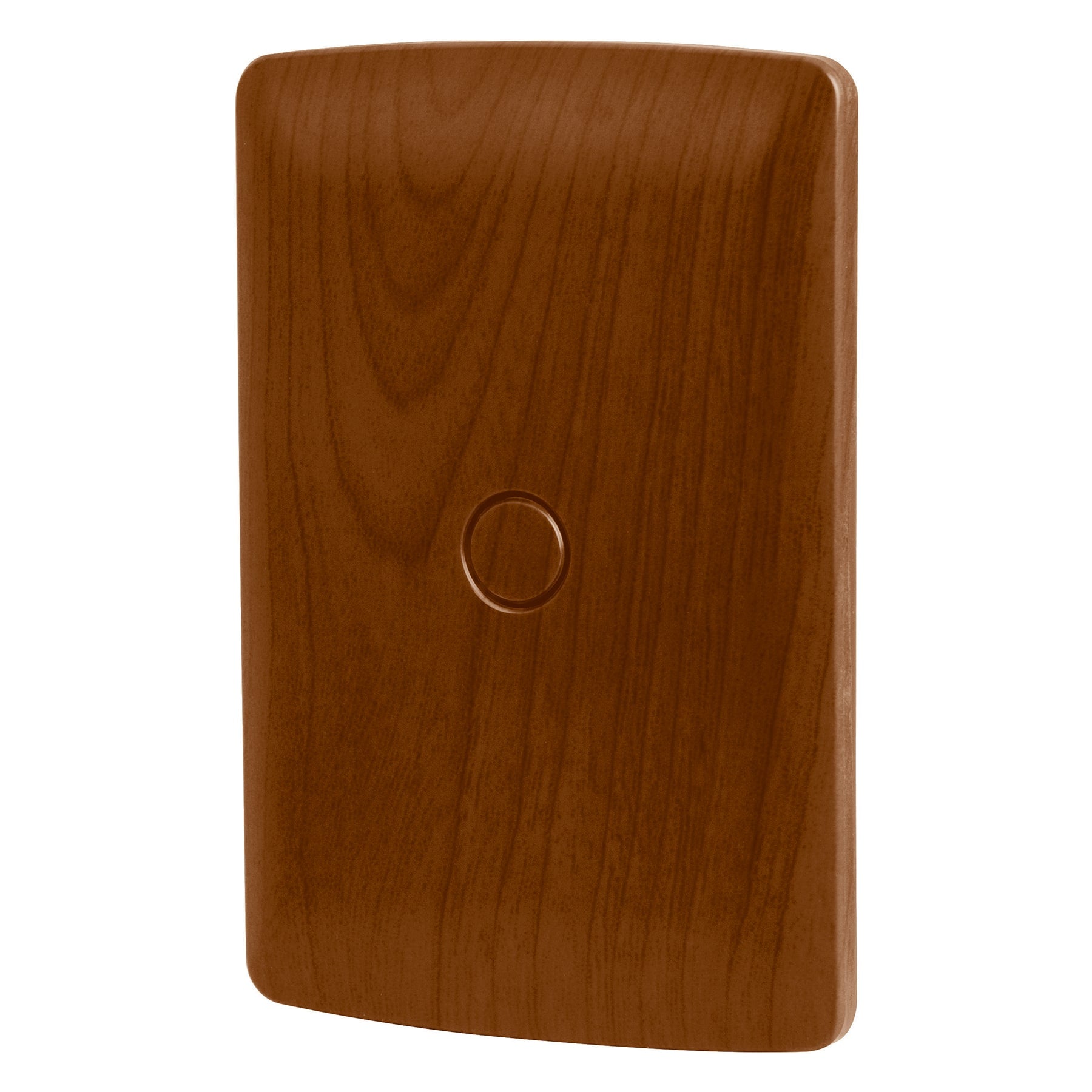 Placa ciega de ABS, línea Italiana, acabado madera, VOLTECK