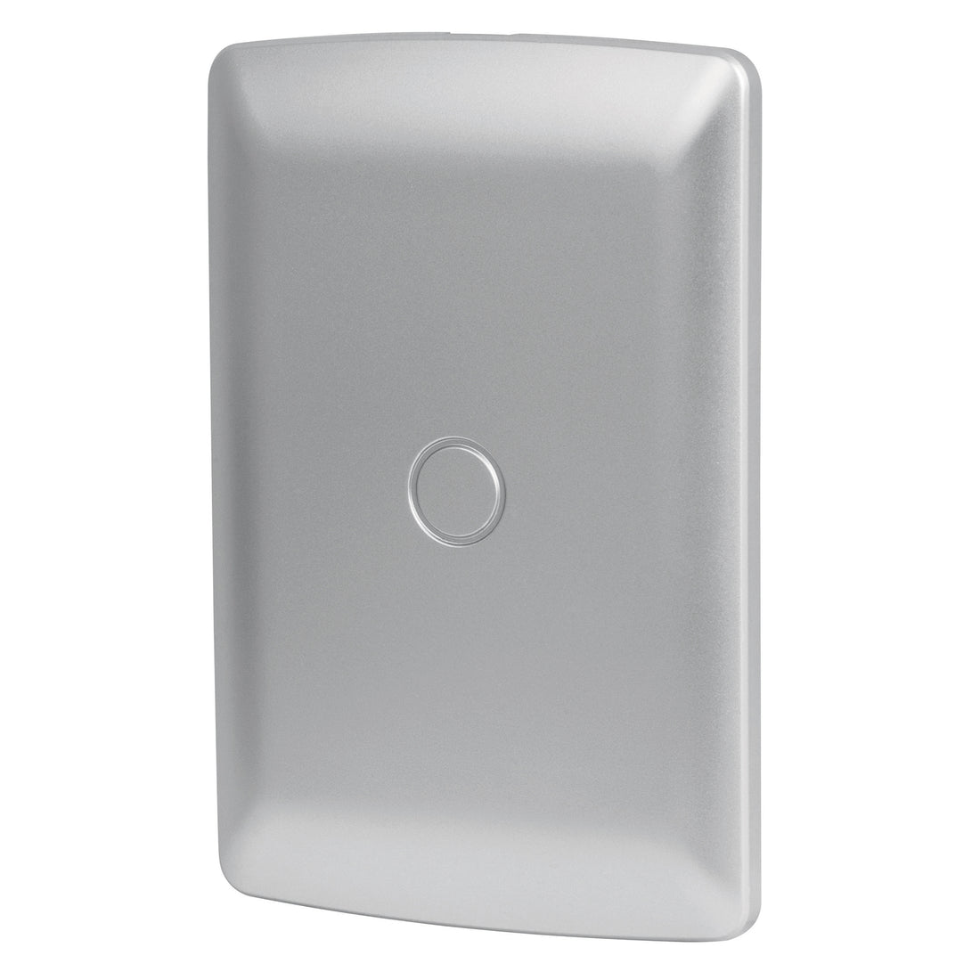 Placa de ABS ciega, línea italiana, color plata, VOLTECK