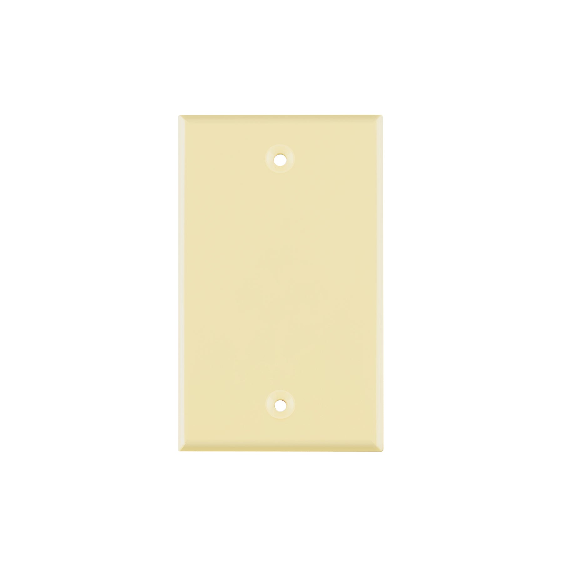Placa de ABS ciega, Standard, marfil, VOLTECK