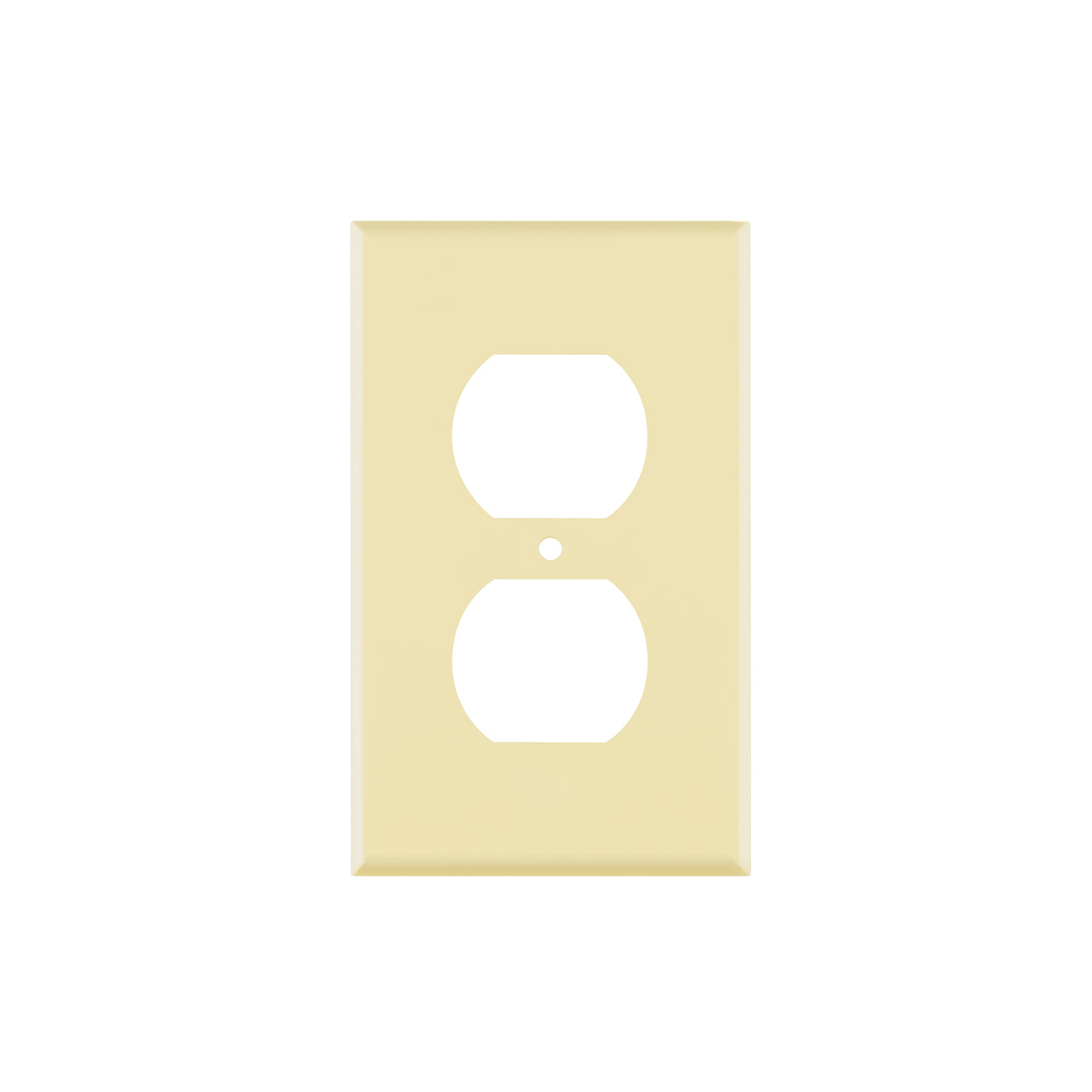 Placa de ABS dúplex, Standard, marfil, VOLTECK