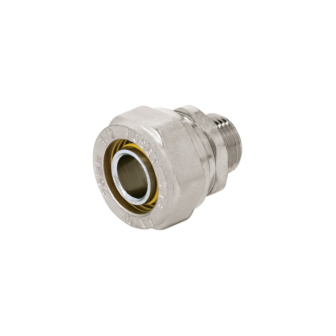 Conector para PEALPE, 1/2x3/8", con rosca macho, FOSET
