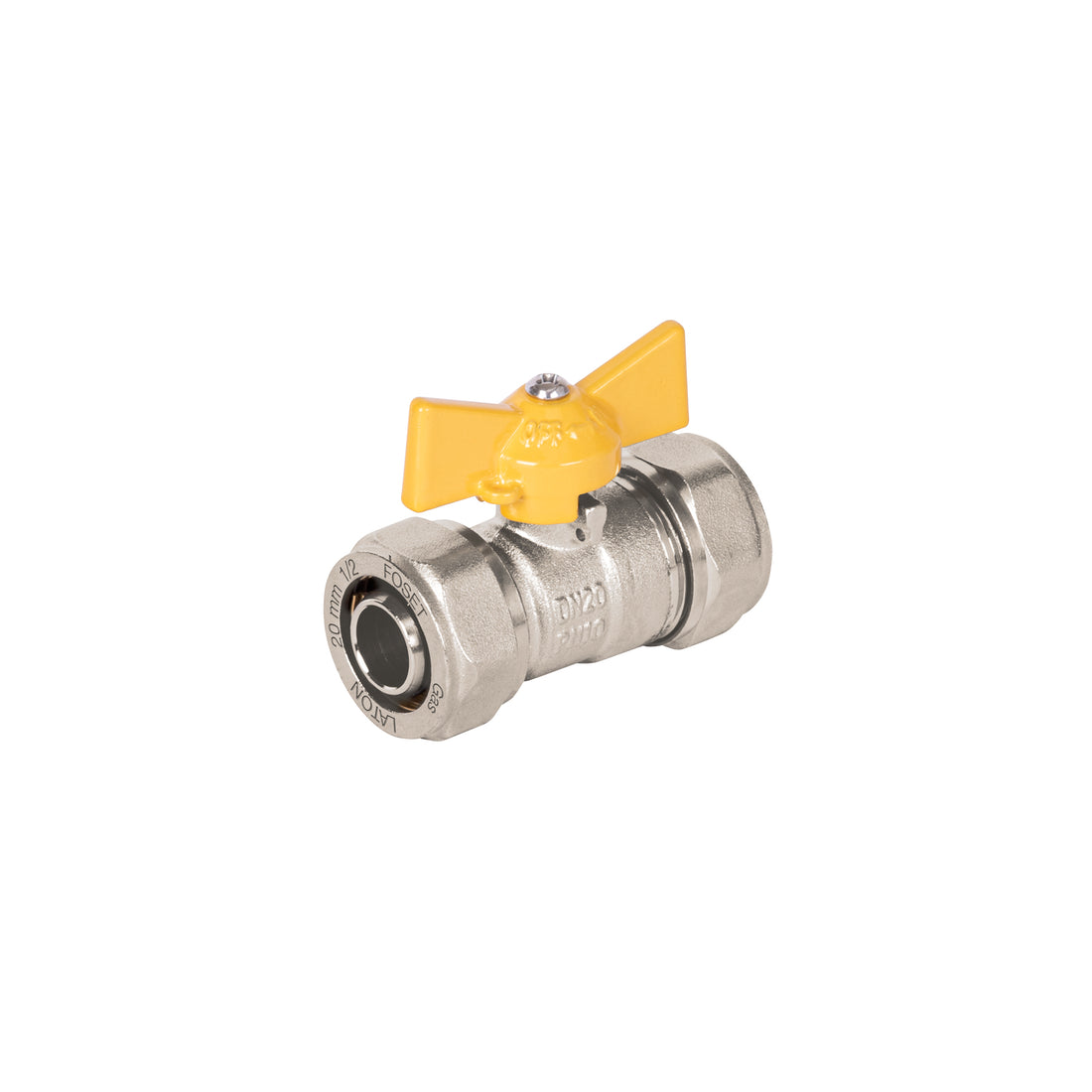 Válvula esfera para PE-AL-PE, 1/2", FOSET