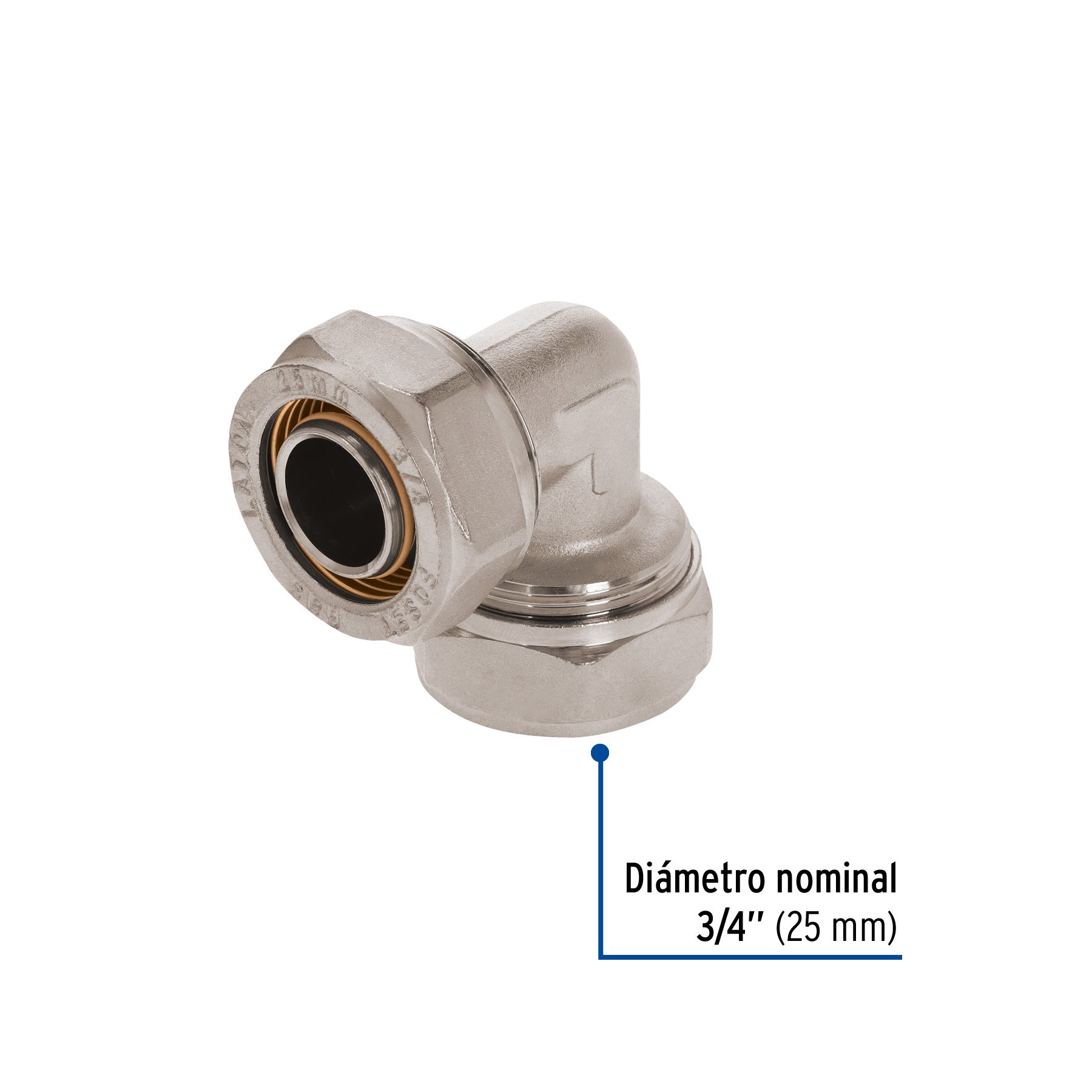 Codo 90° para PEALPE, 3/4", FOSET