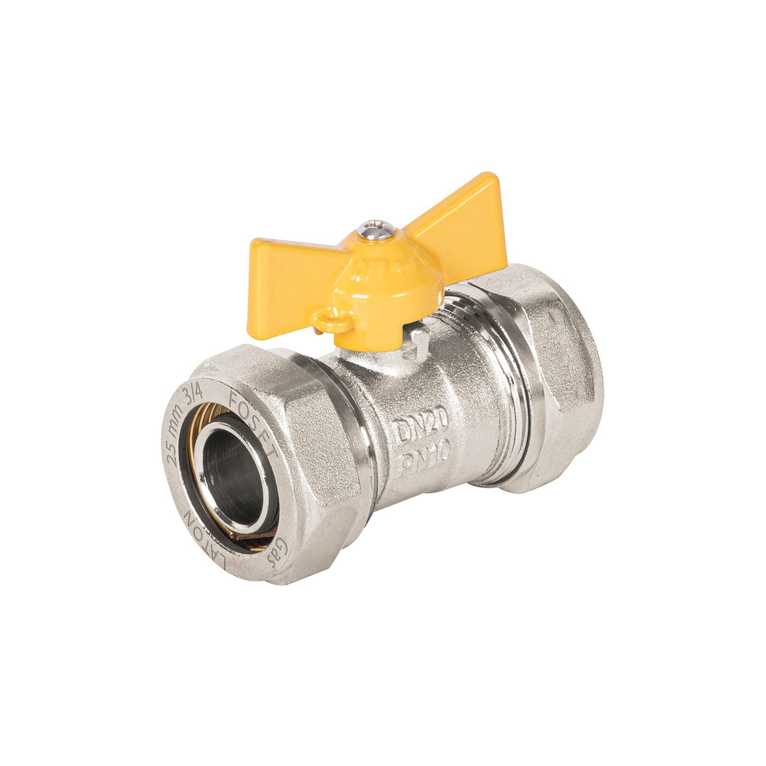 Válvula esfera para PE-AL-PE, 3/4", FOSET